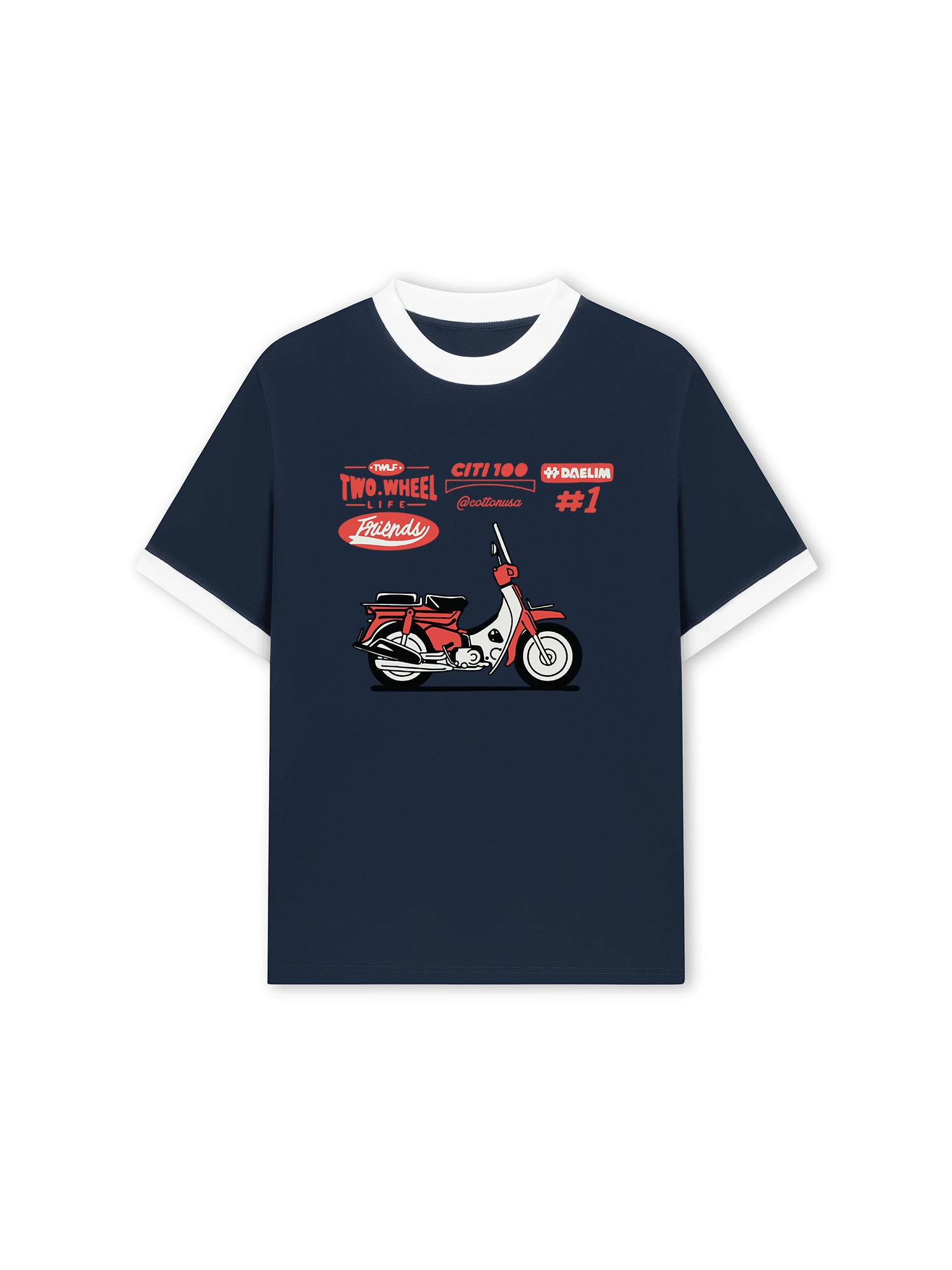 Áo Thun Ringer Relaxed Fit Citi 100 DAELIM
