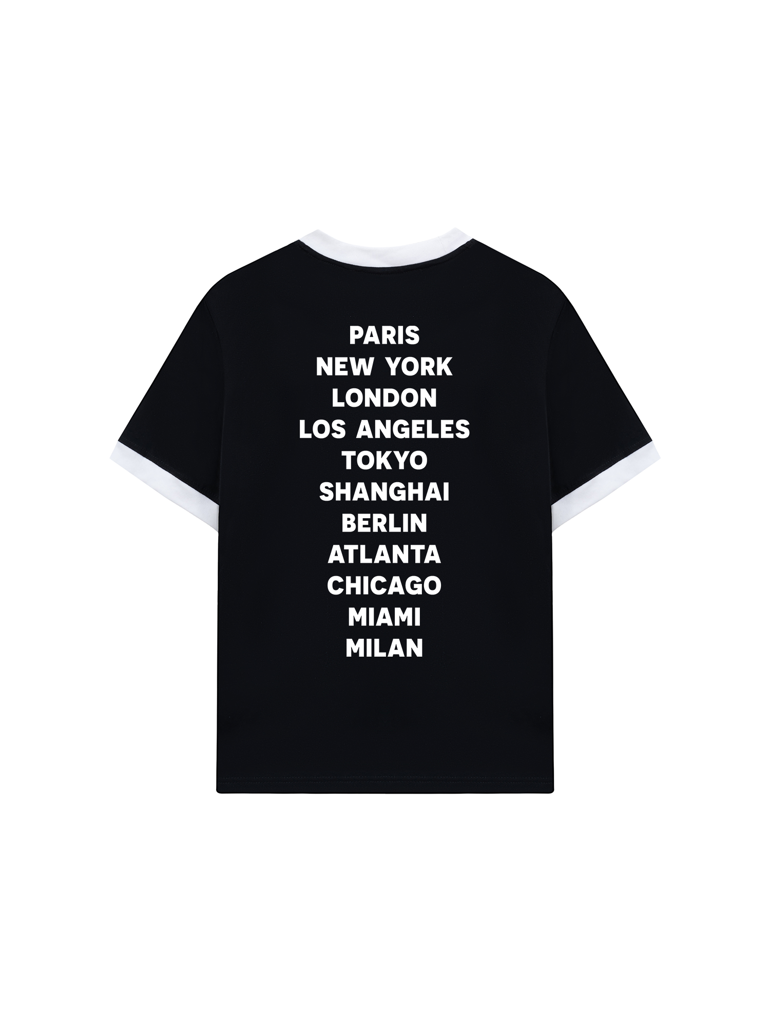 Áo Thun Ringer Relaxed Fit Cities I Love