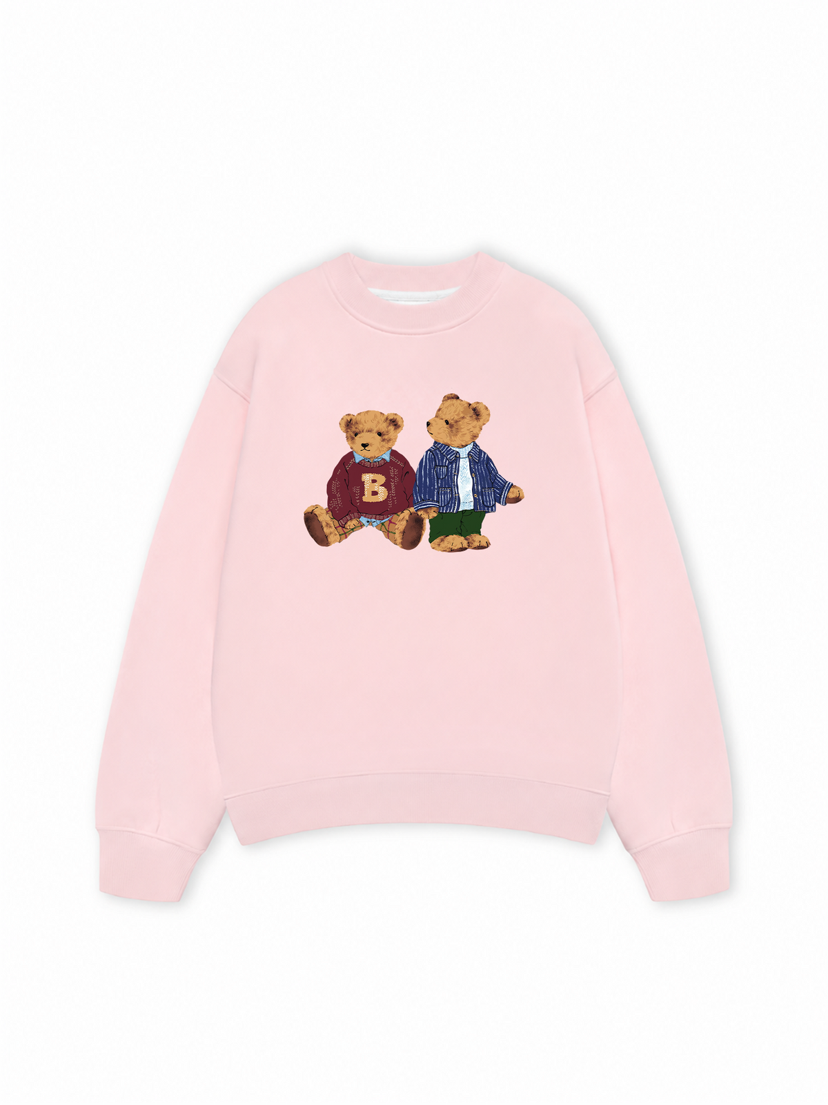 Áo Sweater Nỉ Hai Da Brown Bear