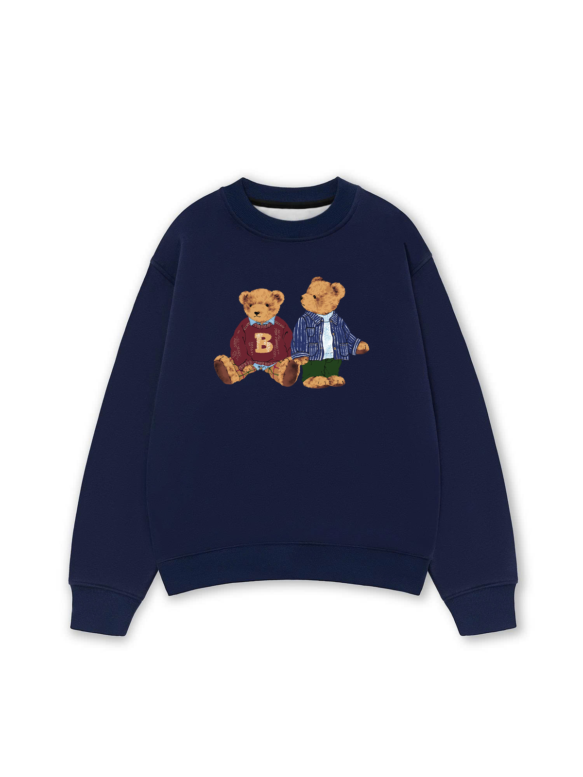 Áo Sweater Nỉ Hai Da Brown Bear