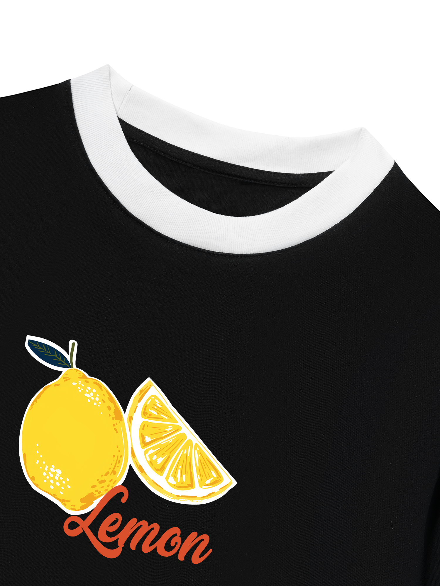 Áo Thun Ringer Relaxed Fit Tropical Citrus fruit