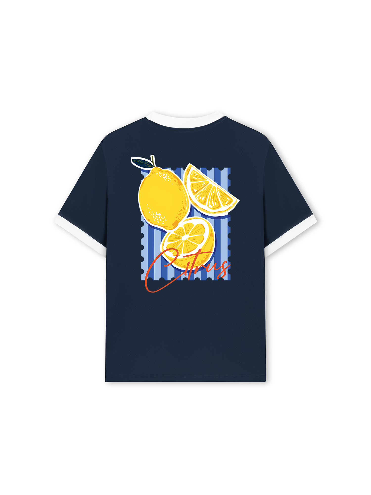 Áo Thun Ringer Relaxed Fit Tropical Citrus fruit