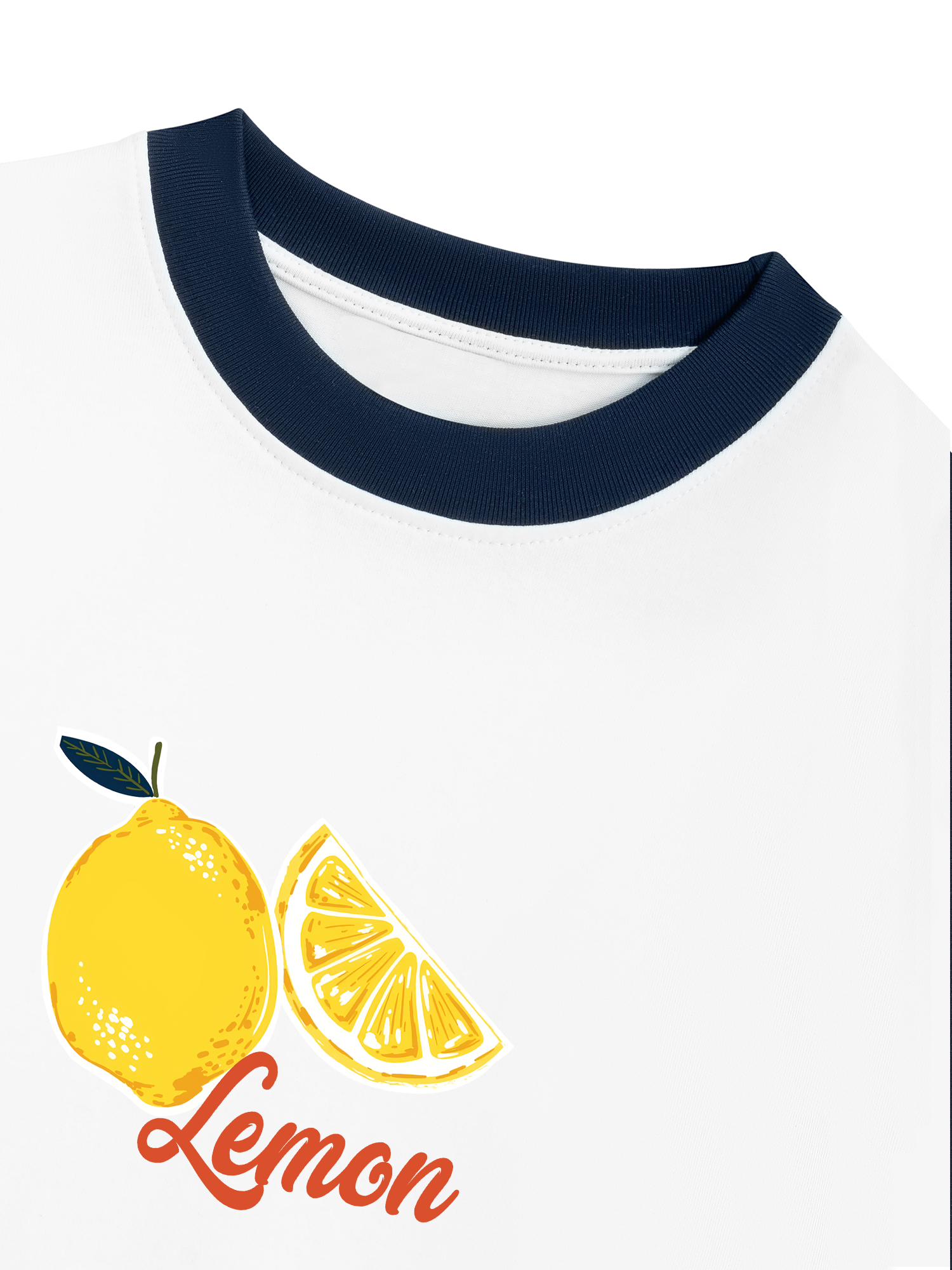 Áo Thun Ringer Relaxed Fit Tropical Citrus fruit