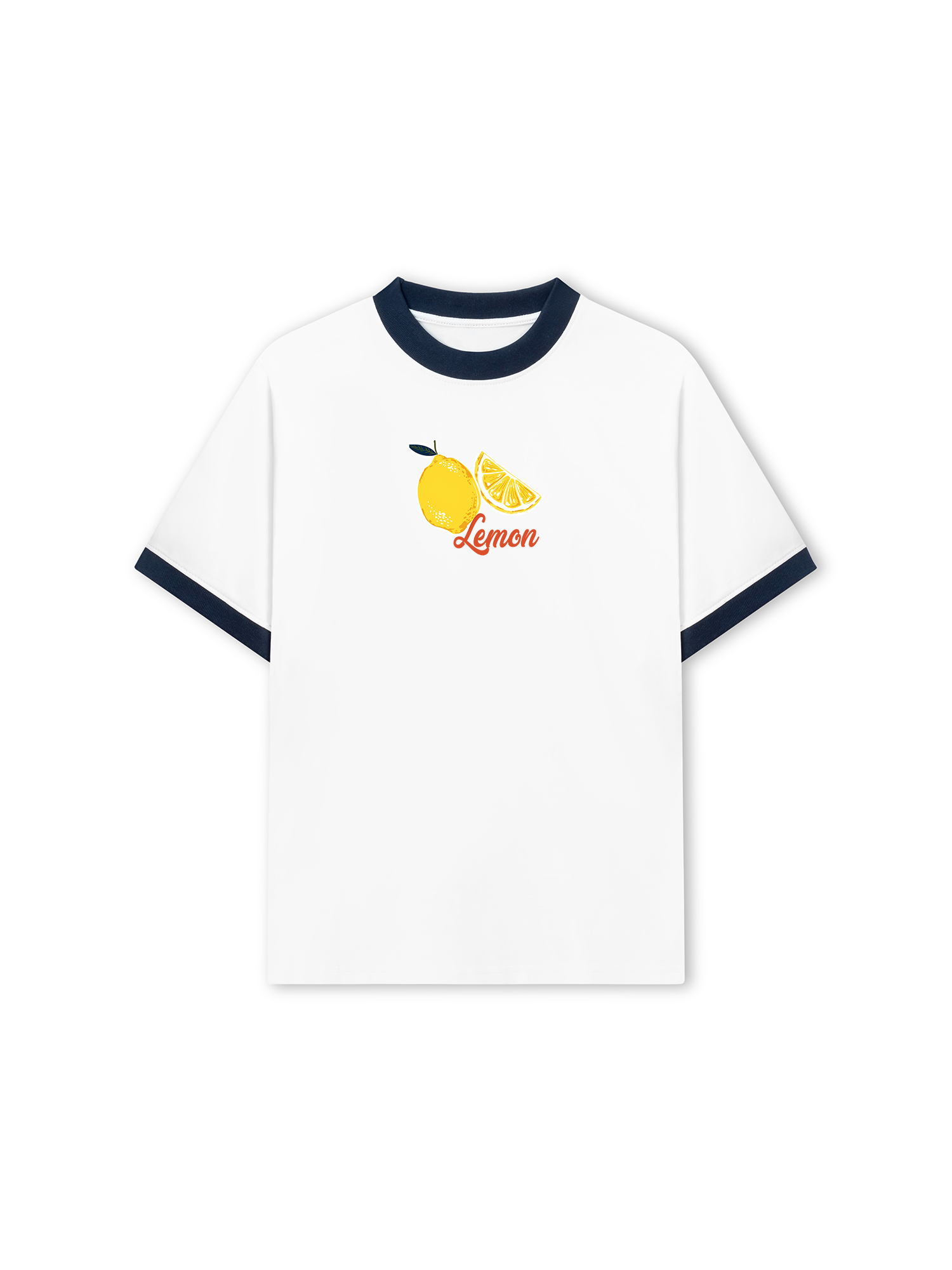 Áo Thun Ringer Relaxed Fit Tropical Citrus fruit
