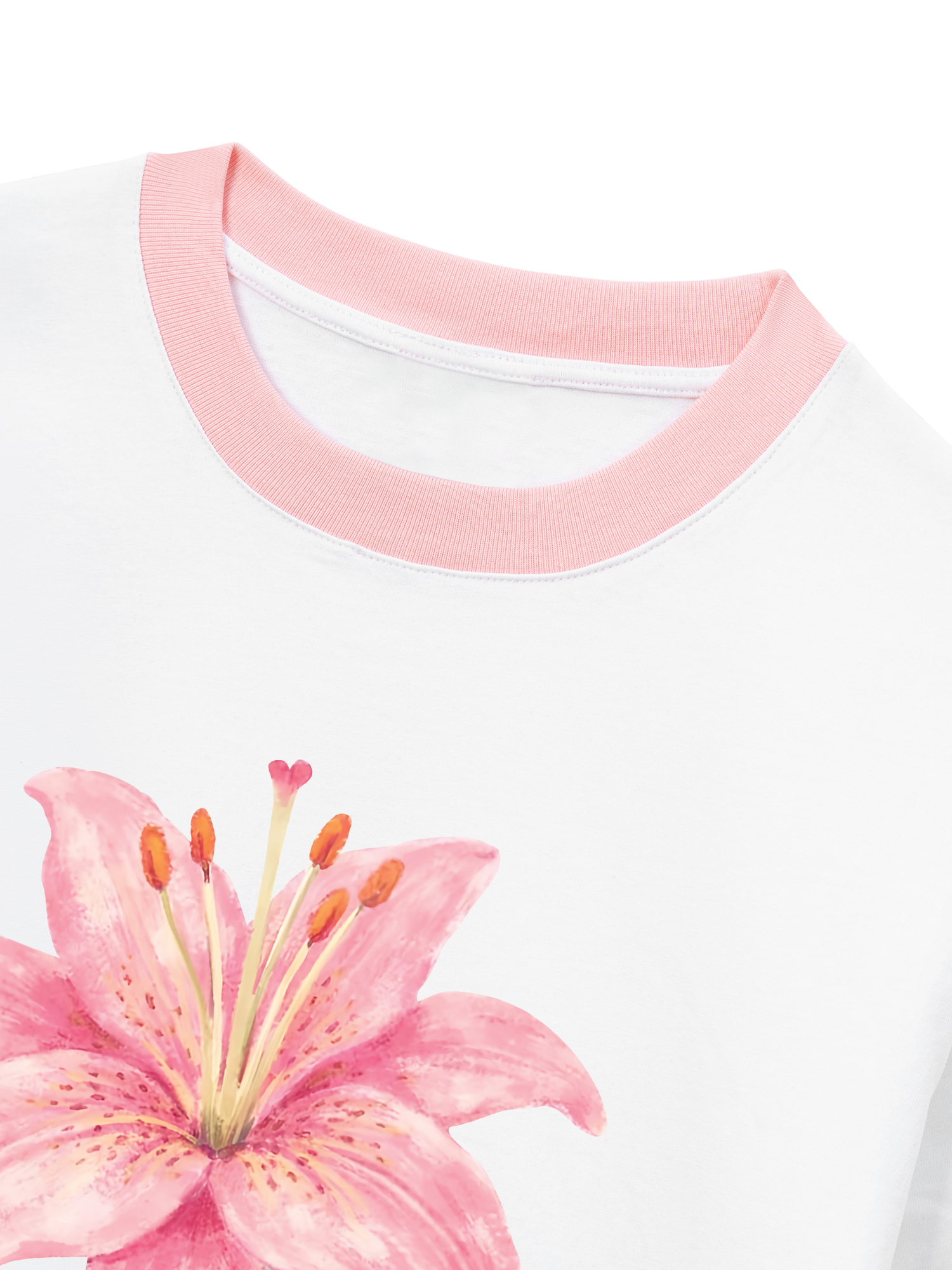 Áo Thun Ringer Relaxed Fit Tropical Sweet Summer
