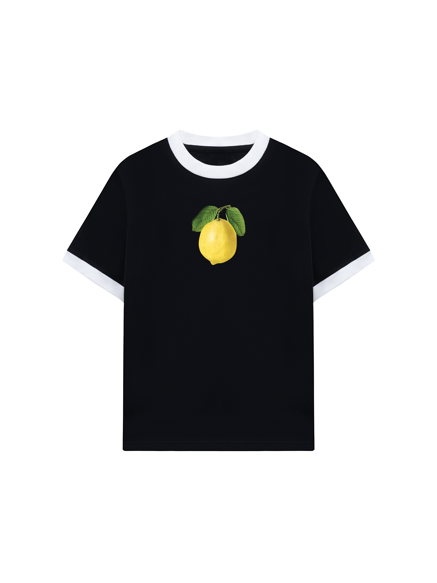 Áo Thun Ringer Relaxed Fit Tropical Lemon