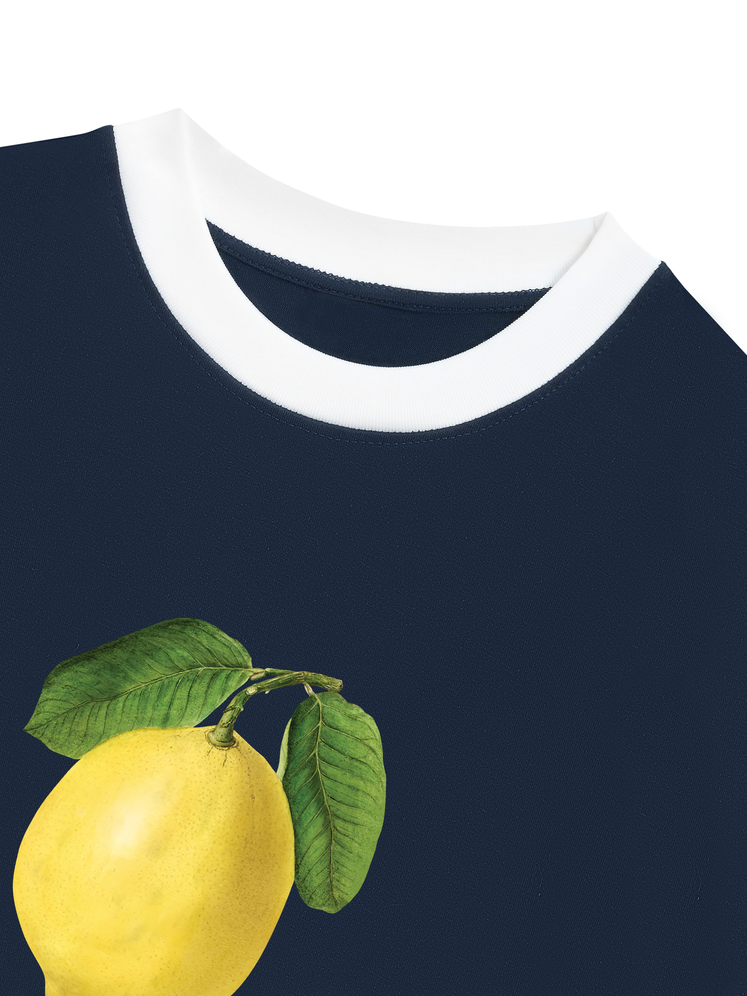 Áo Thun Ringer Relaxed Fit Tropical Lemon