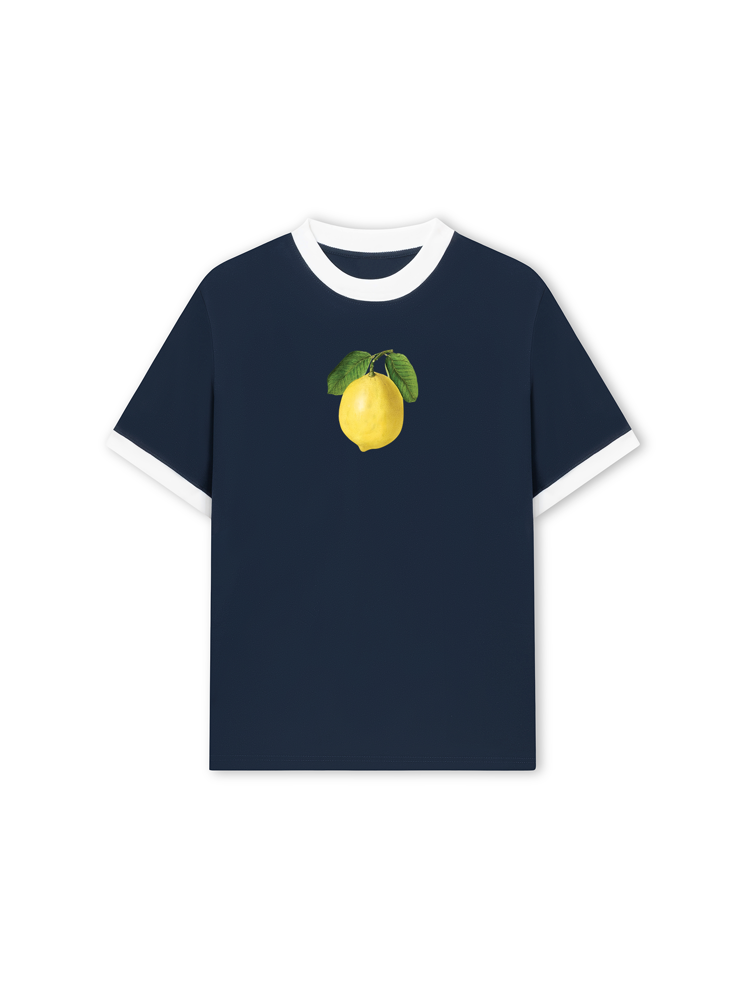 Áo Thun Ringer Relaxed Fit Tropical Lemon