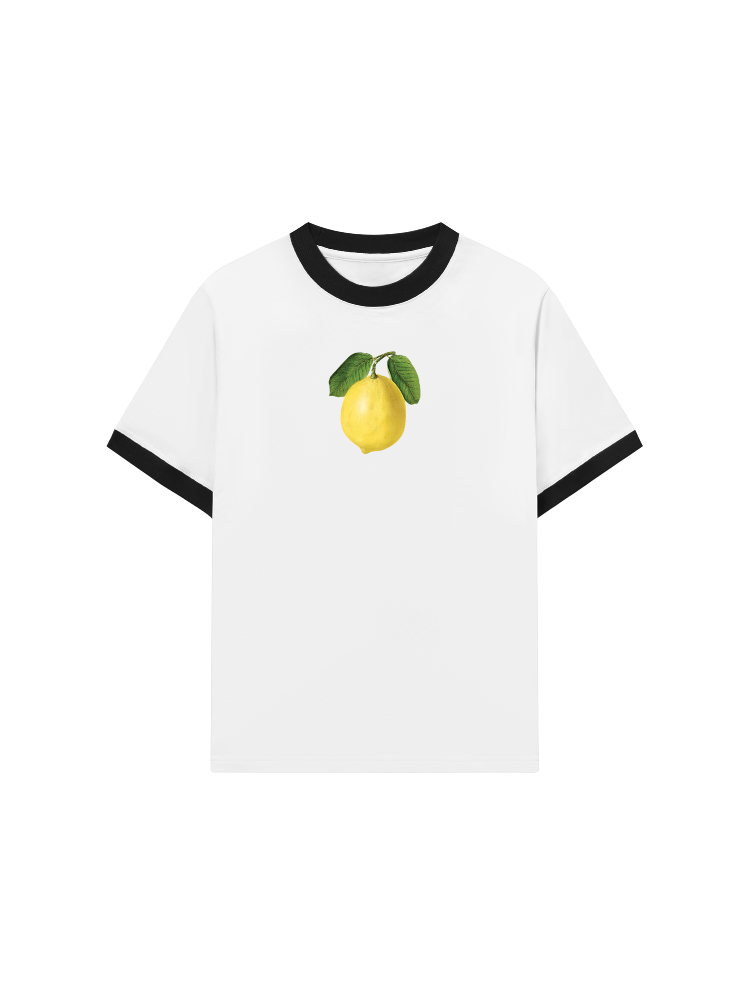 Áo Thun Ringer Relaxed Fit Tropical Lemon