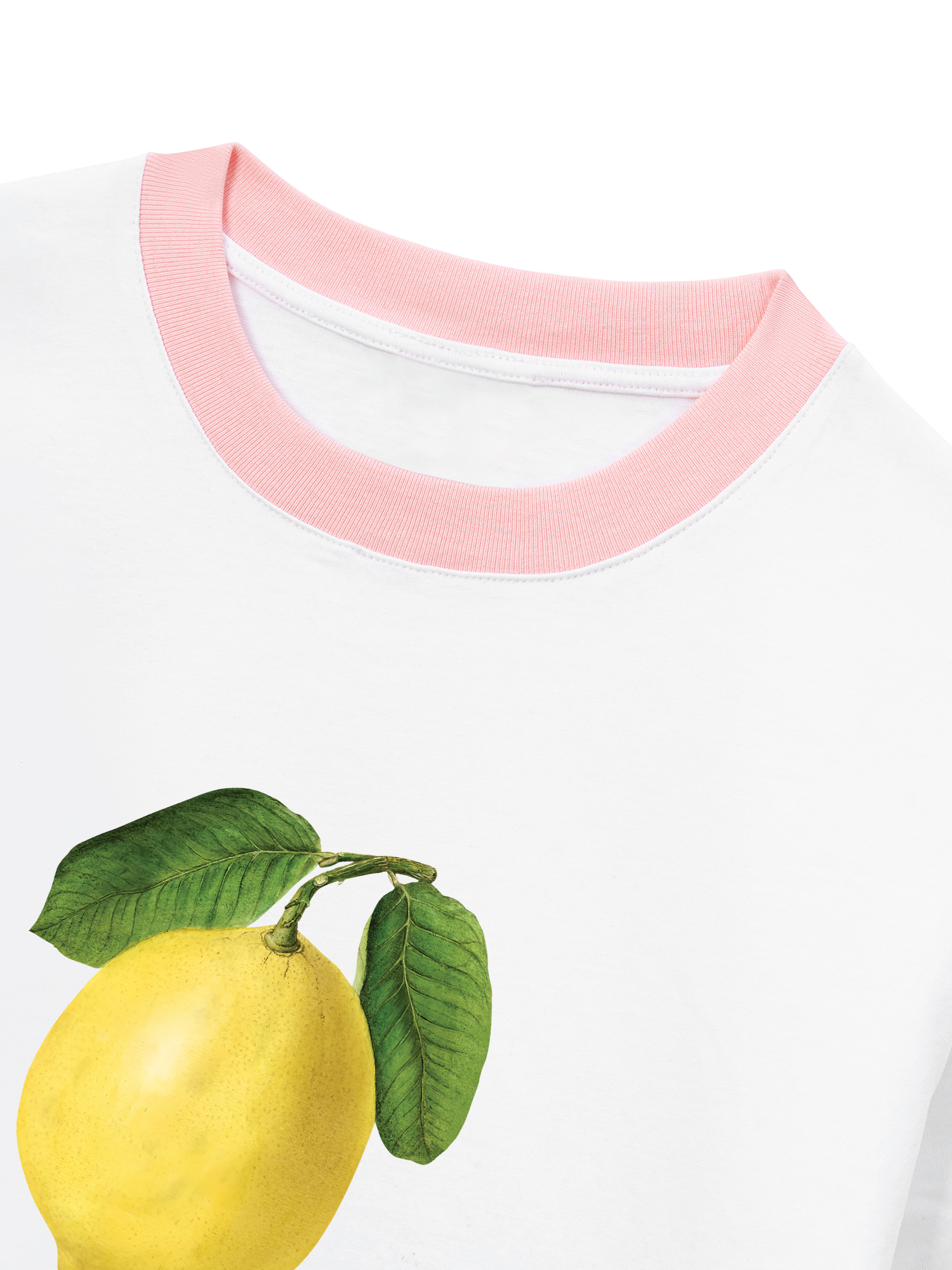 Áo Thun Ringer Relaxed Fit Tropical Lemon