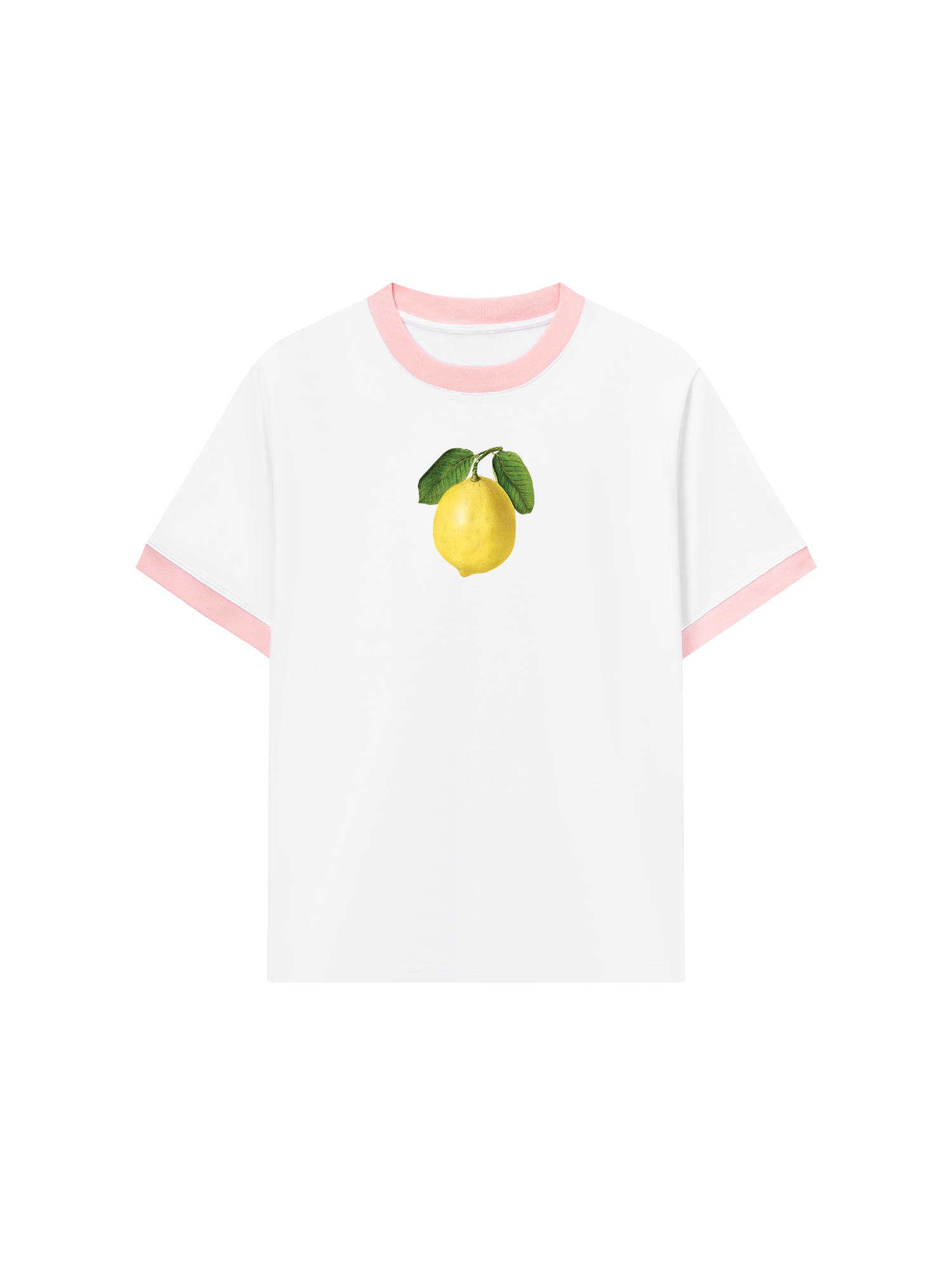 Áo Thun Ringer Relaxed Fit Tropical Lemon