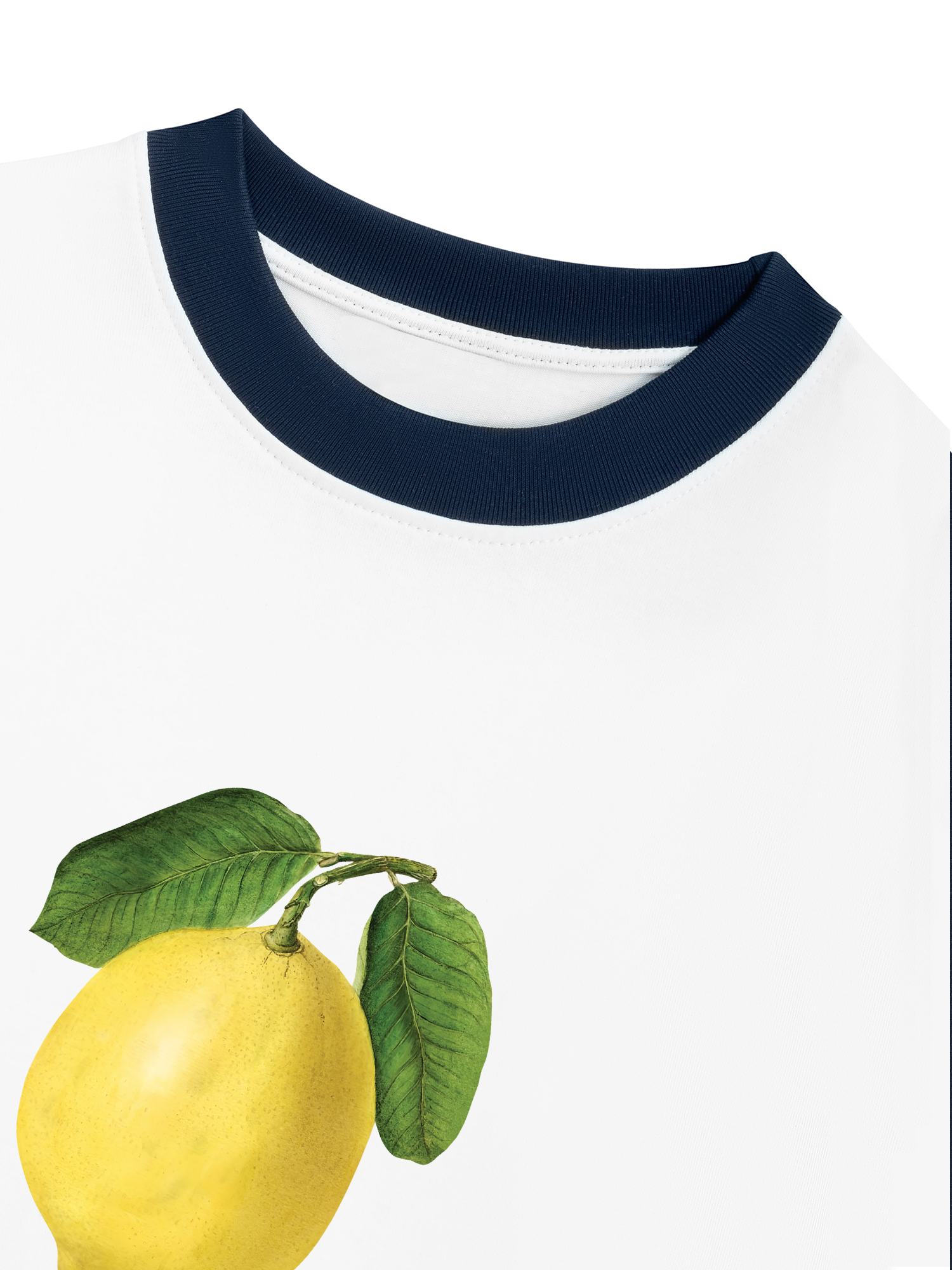 Áo Thun Ringer Relaxed Fit Tropical Lemon