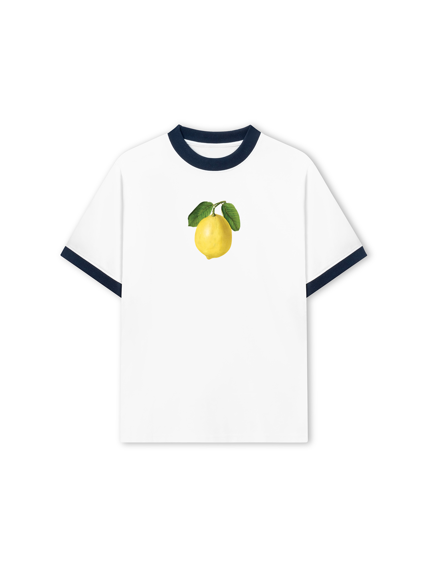 Áo Thun Ringer Relaxed Fit Tropical Lemon