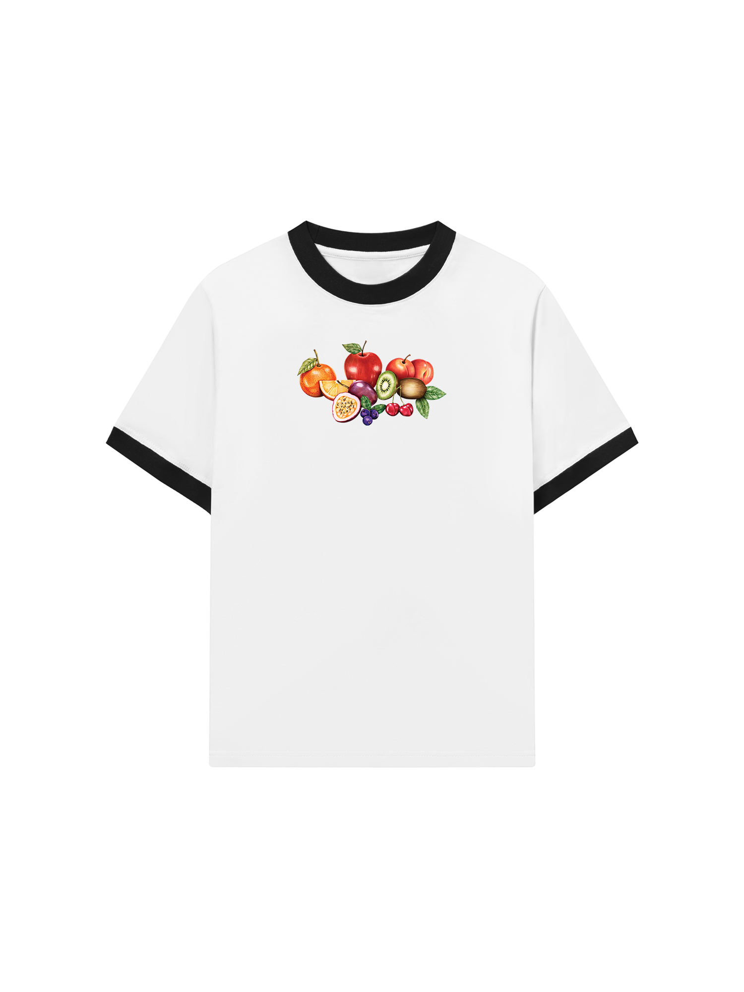 Áo Thun Ringer Relaxed Fit Tropical Sweet & Fruity