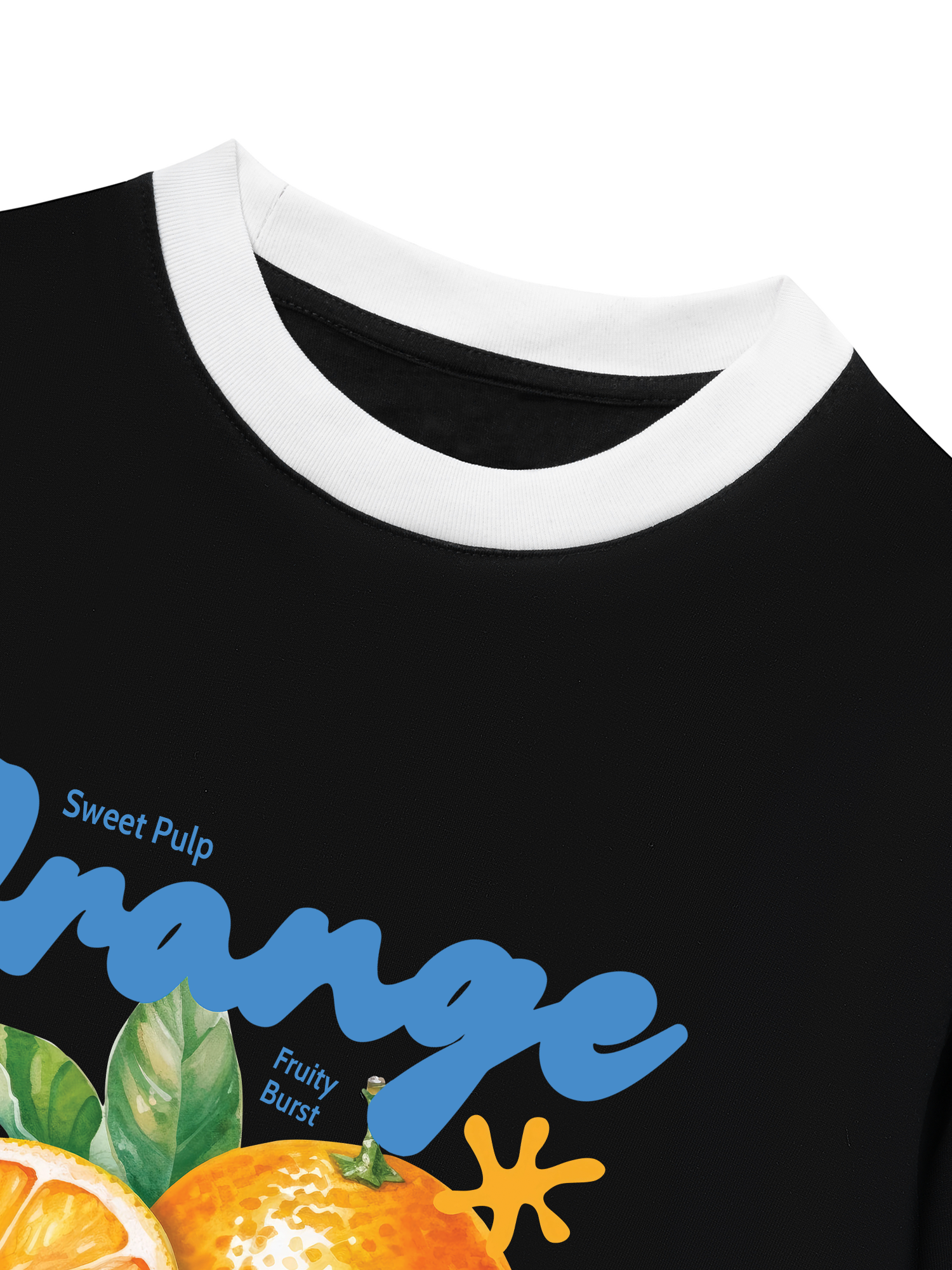 Áo Thun Ringer Relaxed Fit Orange Lunch