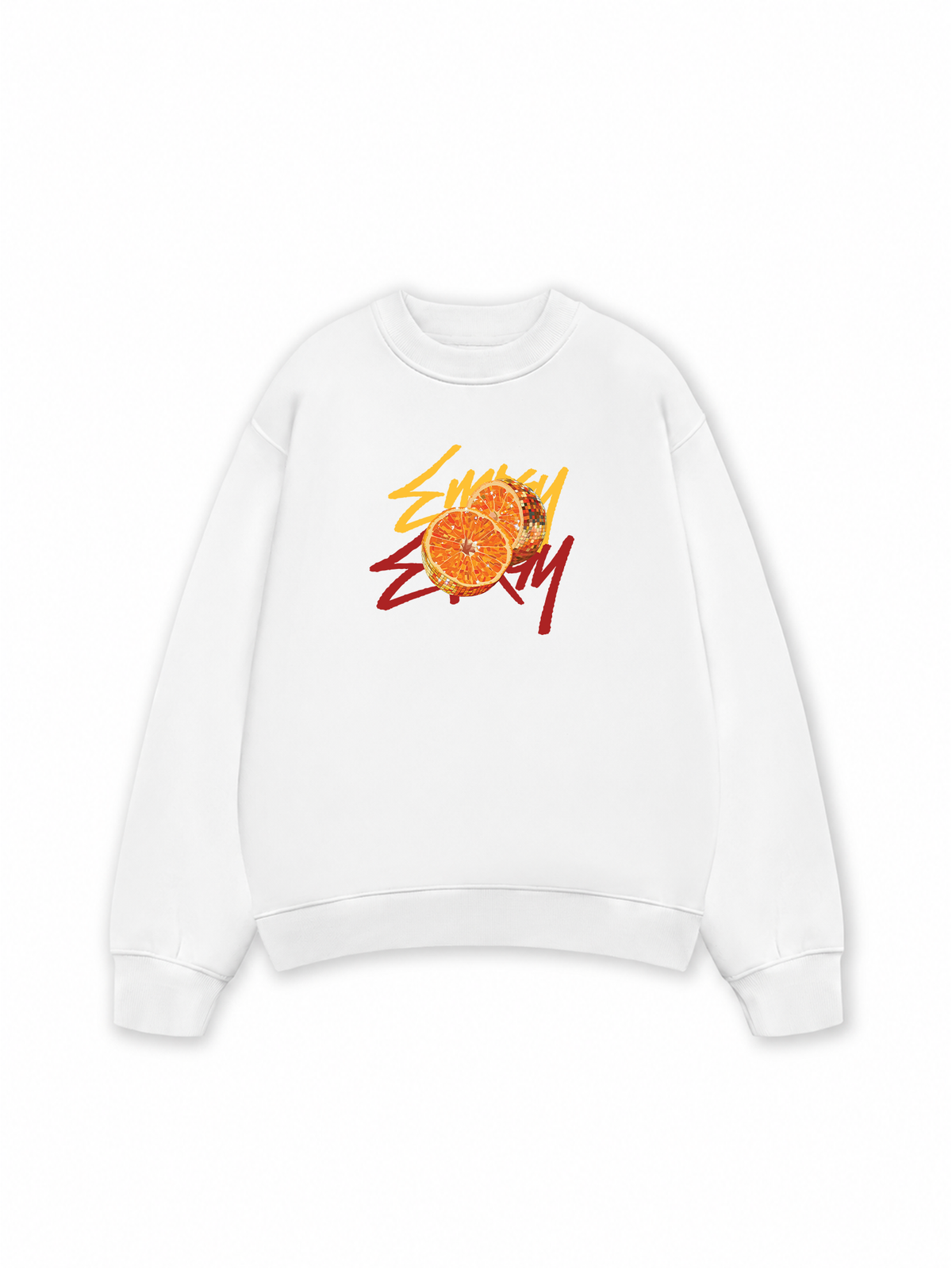 Áo Sweater Nỉ Hai Da Energy Tangerine Dream