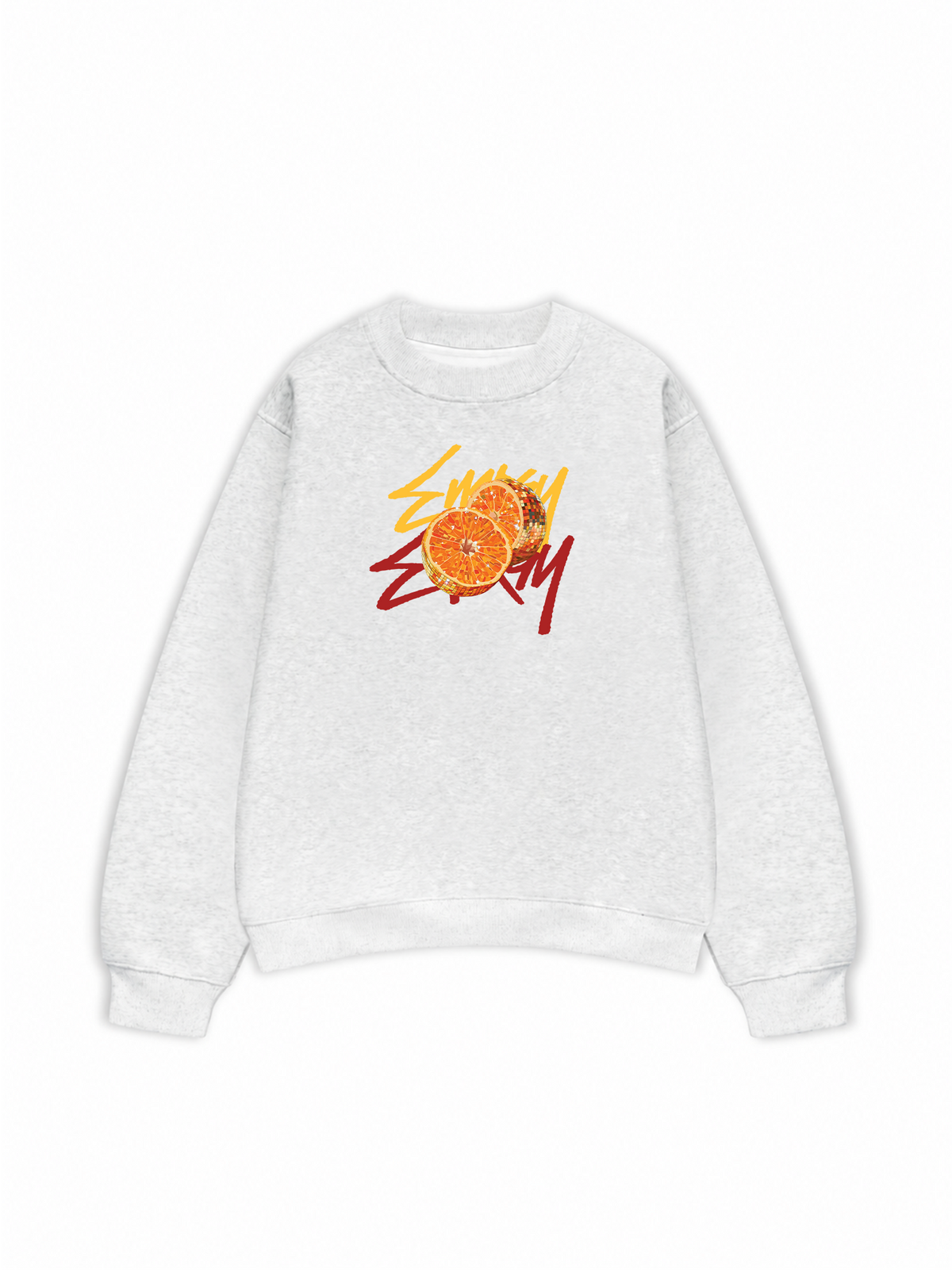 Áo Sweater Nỉ Hai Da Energy Tangerine Dream