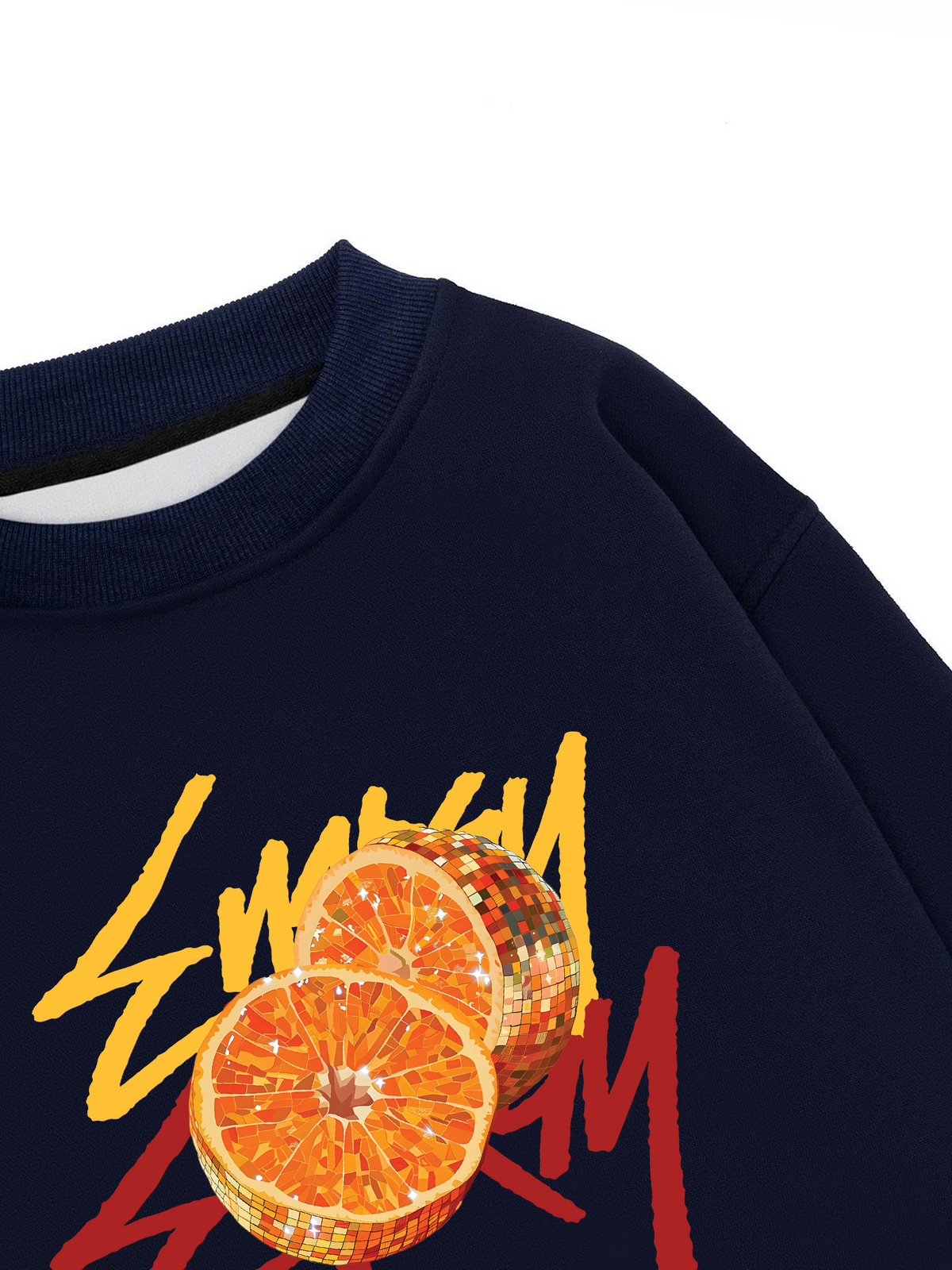Áo Sweater Nỉ Hai Da Energy Tangerine Dream