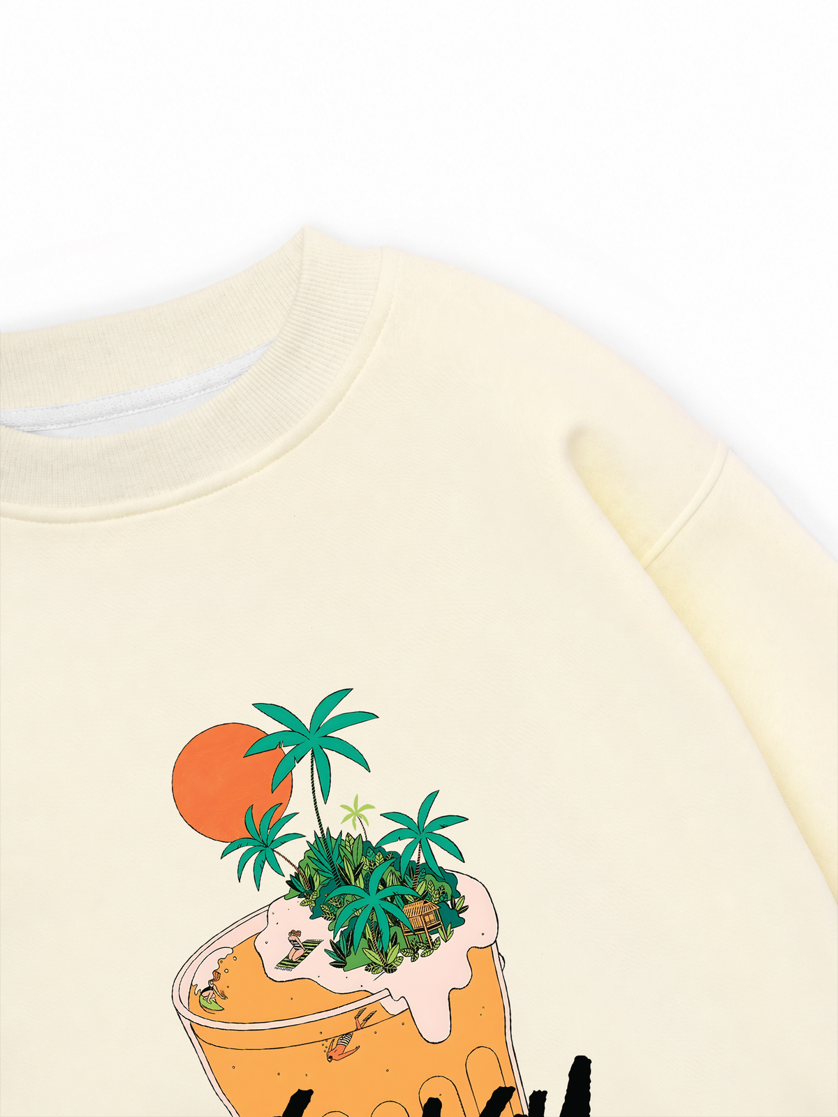 Áo Sweater Nỉ Hai Da Energy Sweet Escape