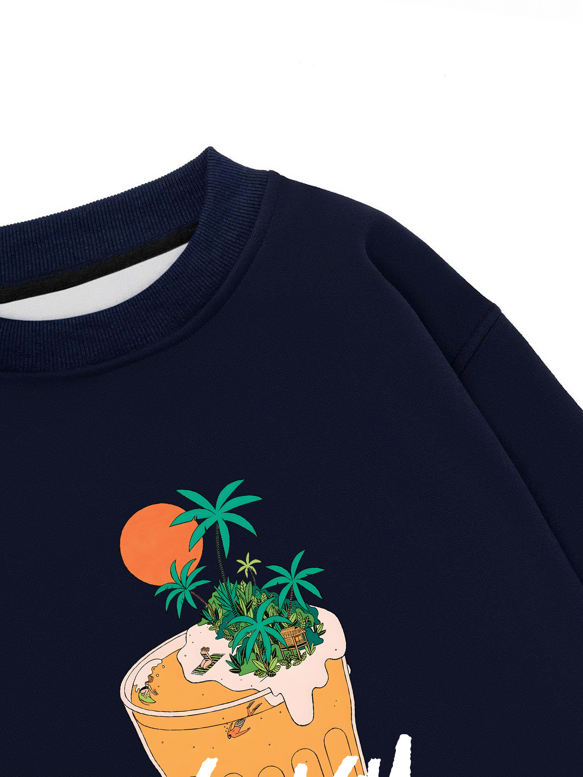 Áo Sweater Nỉ Hai Da Energy Sweet Escape