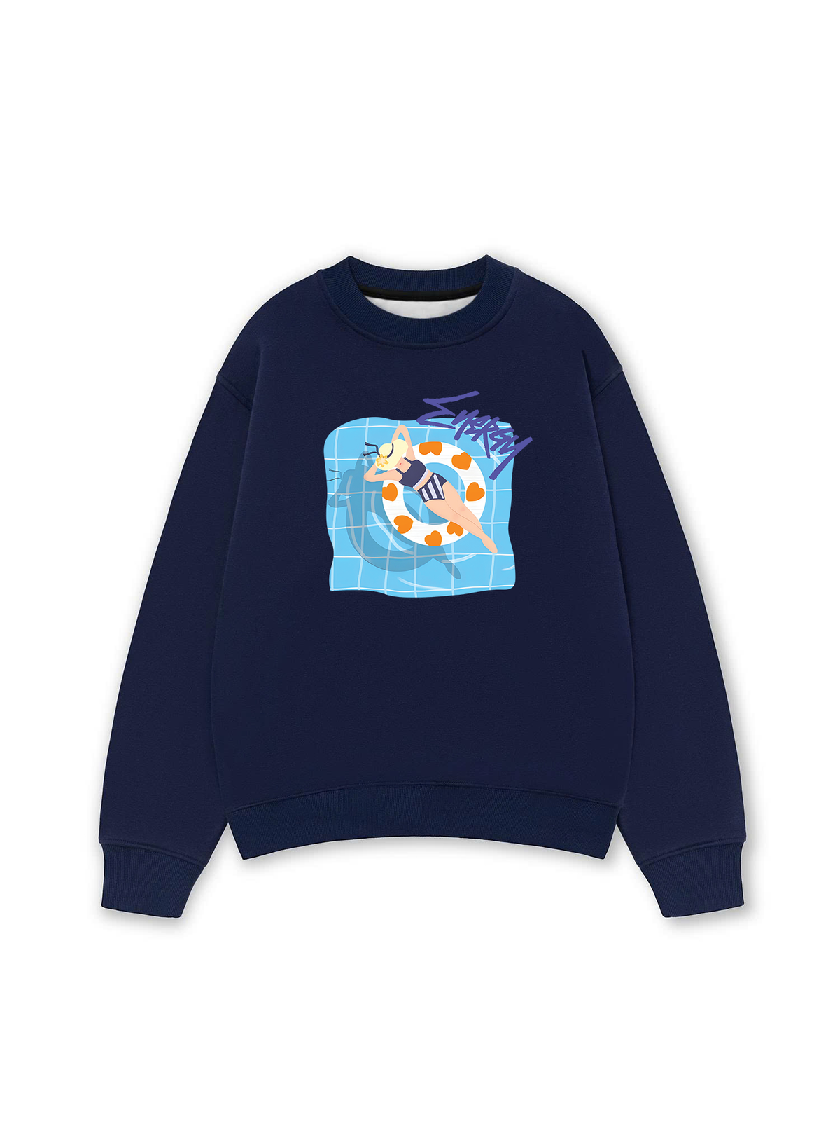 Áo Sweater Nỉ Hai Da Energy Lazy Melt