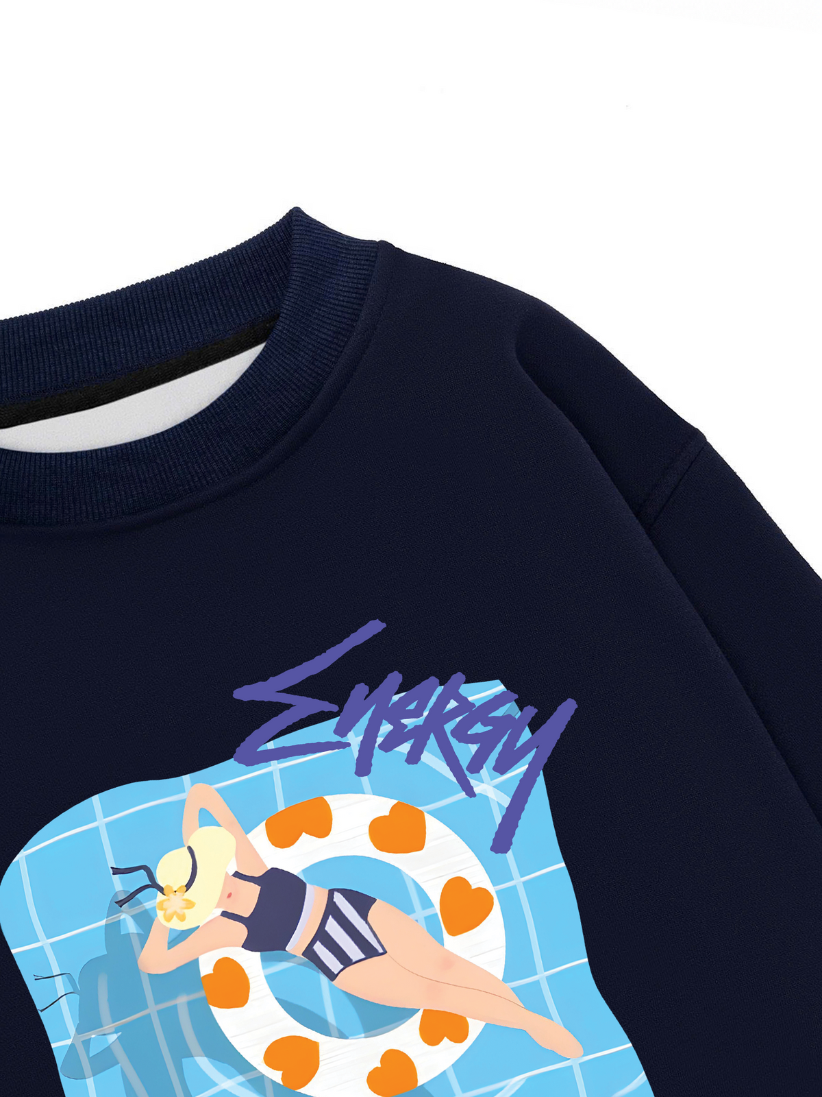 Áo Sweater Nỉ Hai Da Energy Lazy Melt