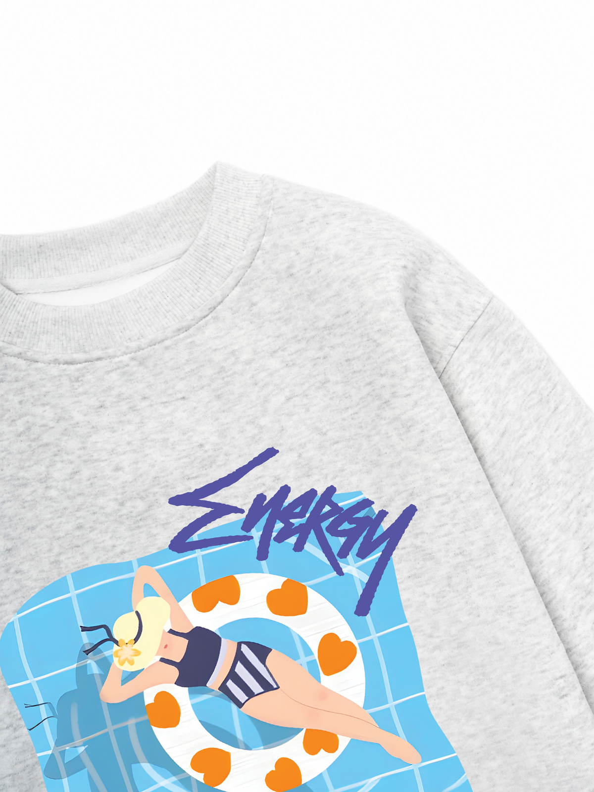 Áo Sweater Nỉ Hai Da Energy Lazy Melt