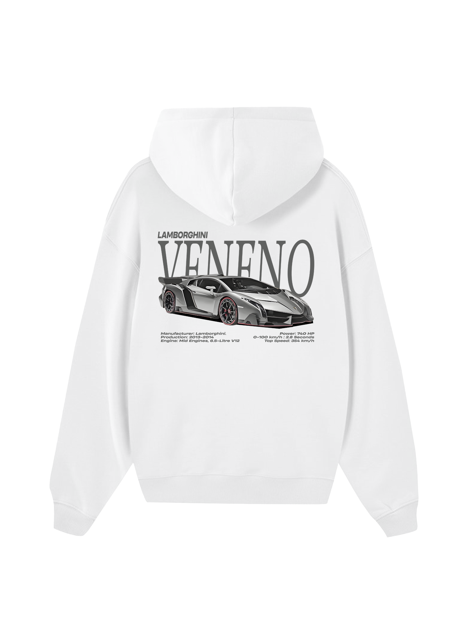 Lamborghini Veneno Speed Hoodie