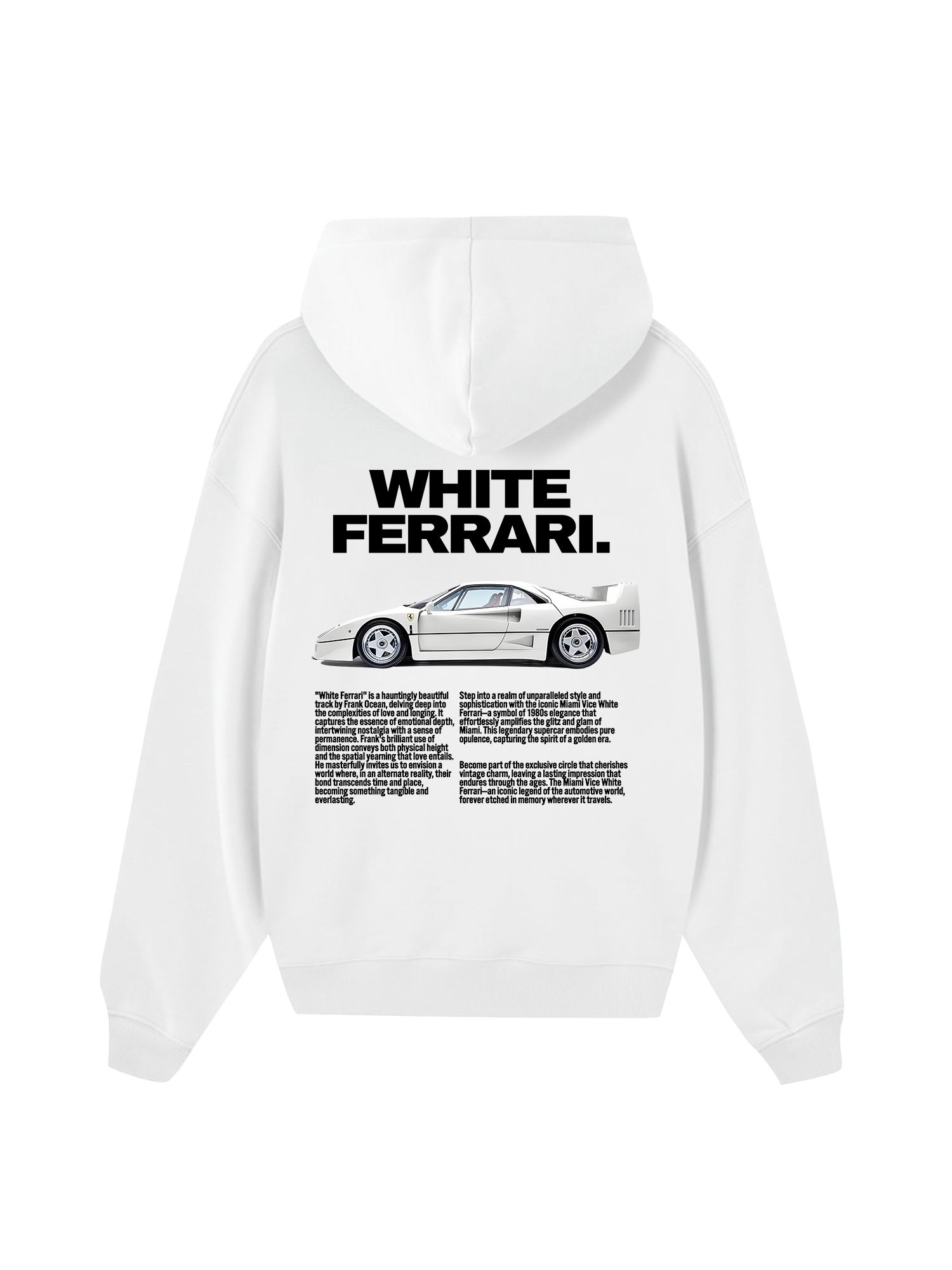 Ferrari White Brilliant Hoodie