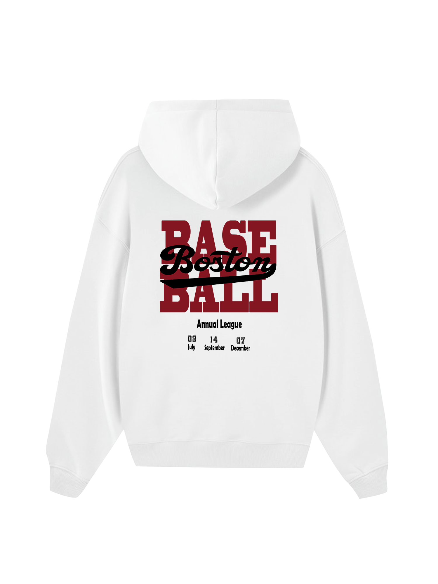 Baseball Boston League Hoodie