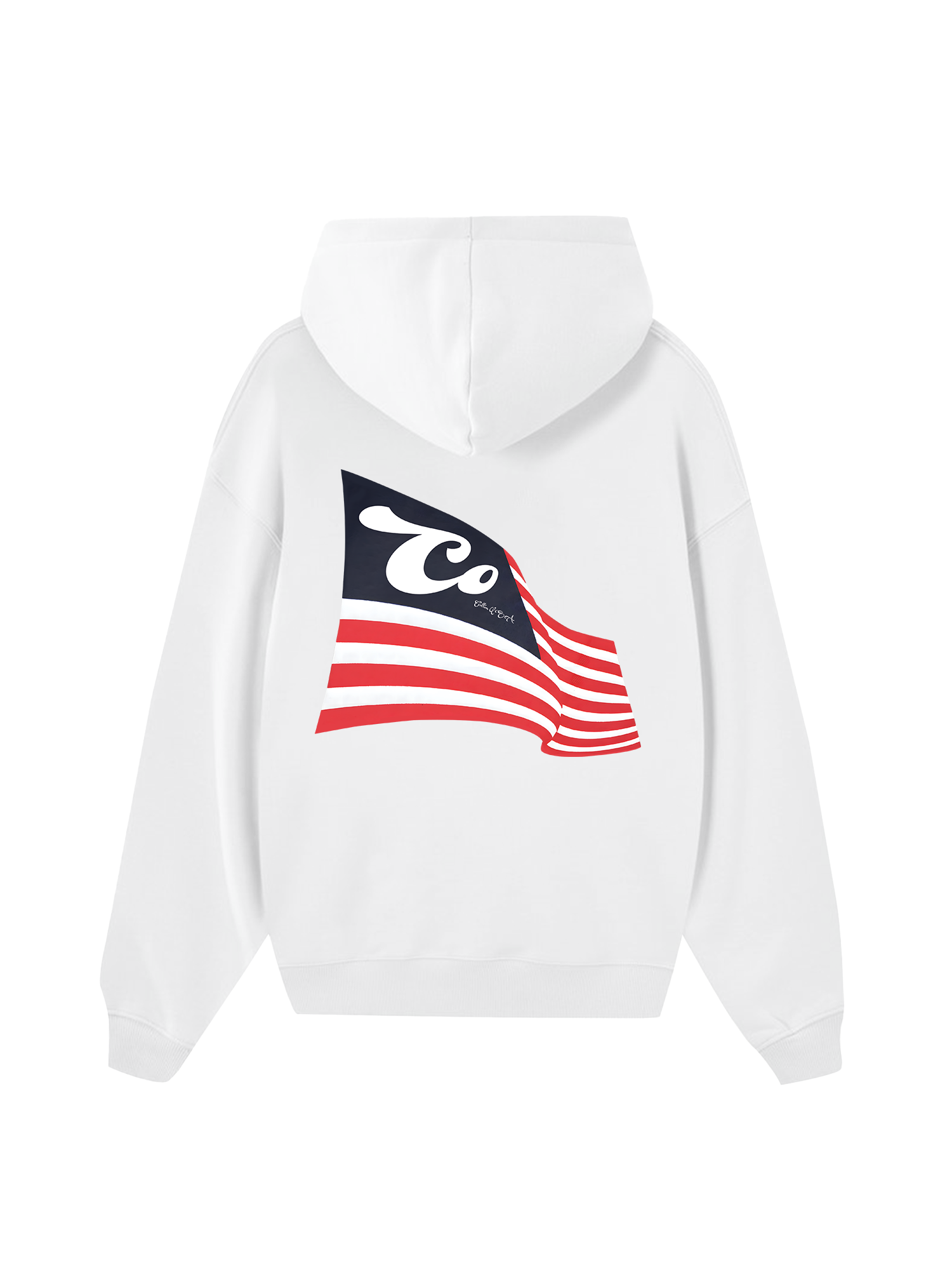 USA Cotton USA Flag Hoodie