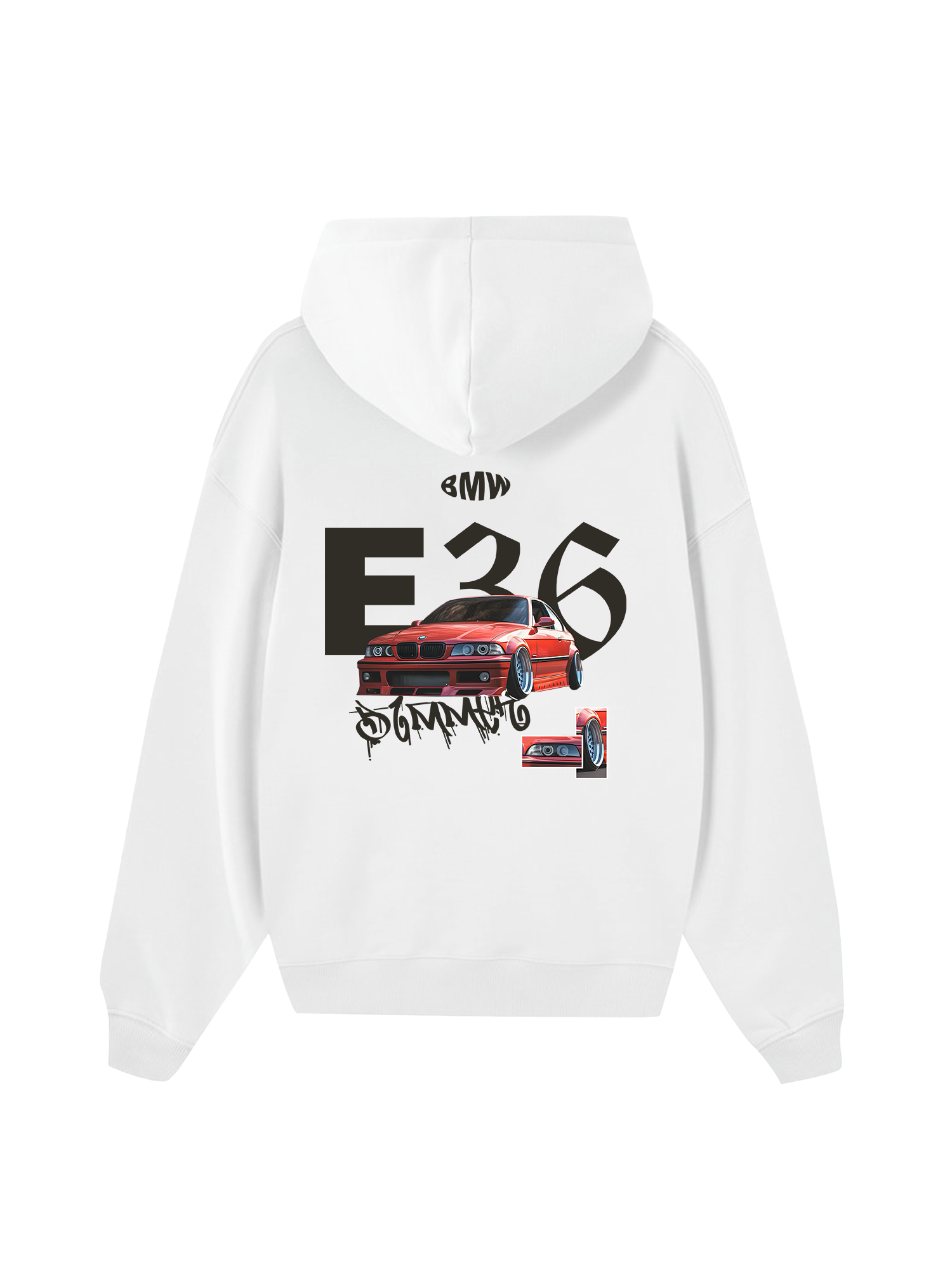 BMW E36 Crimson Hoodie
