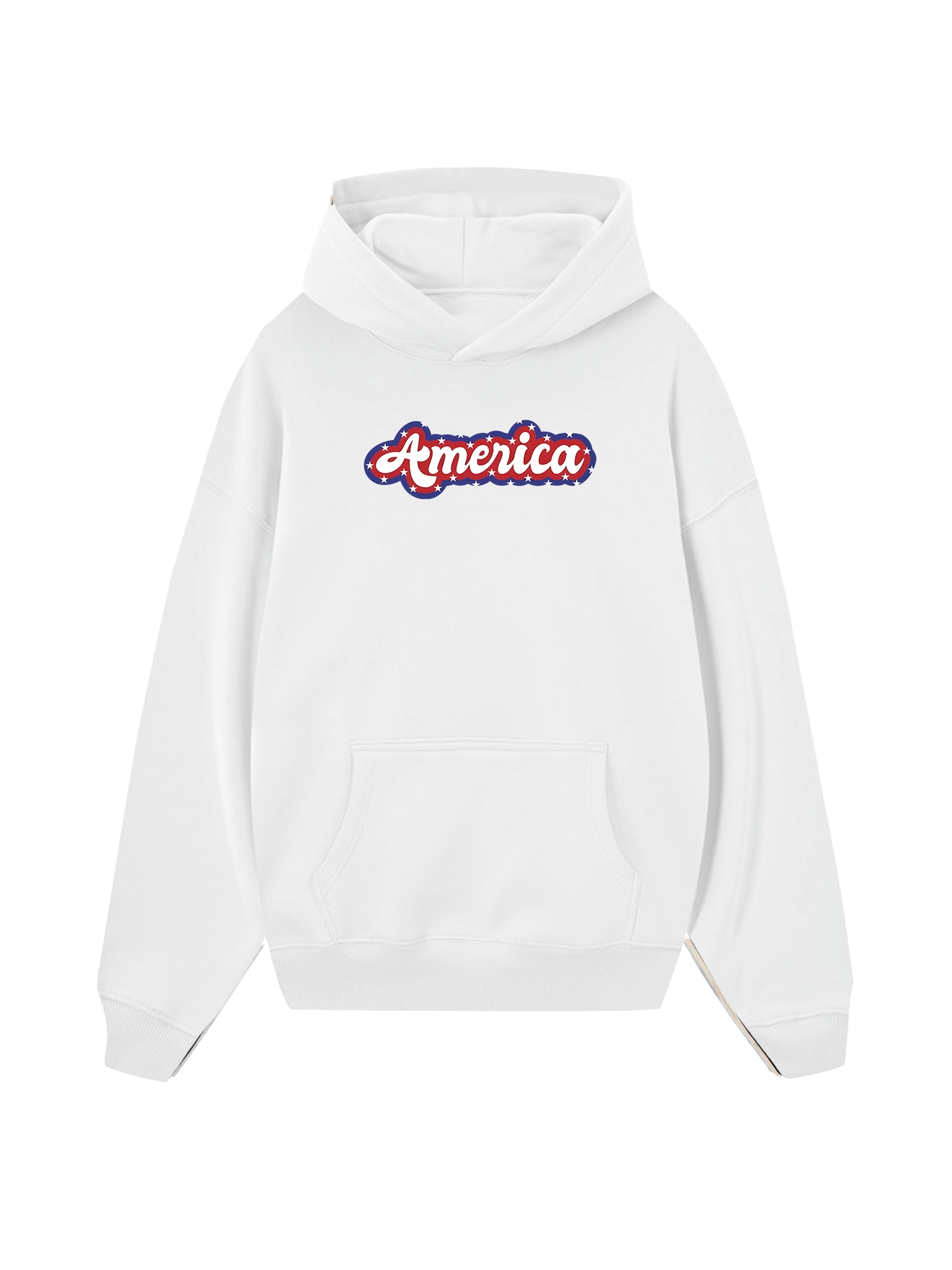 USA Retro Flag America Hoodie