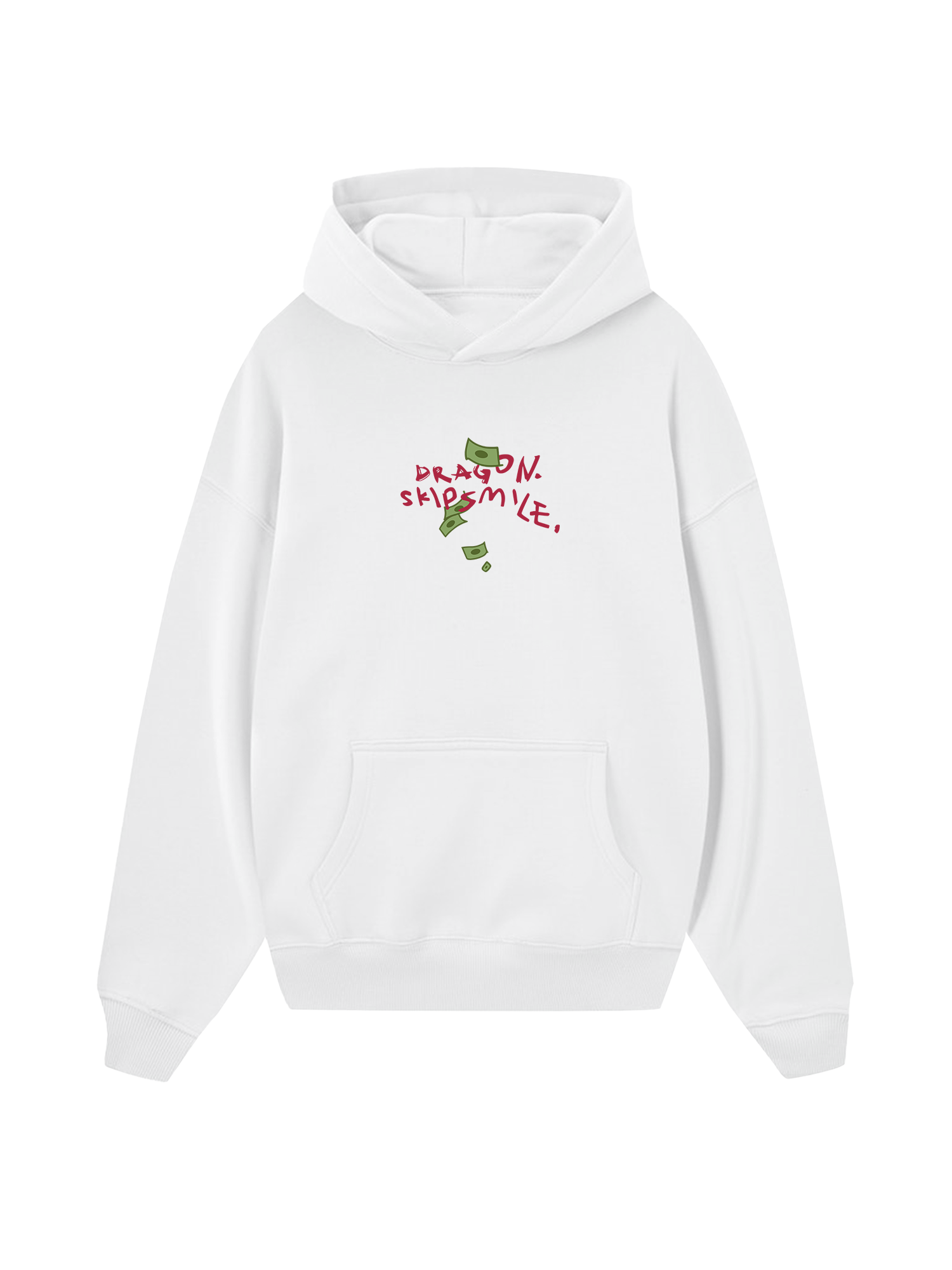 Money Dragon Skip Smile Hoodie