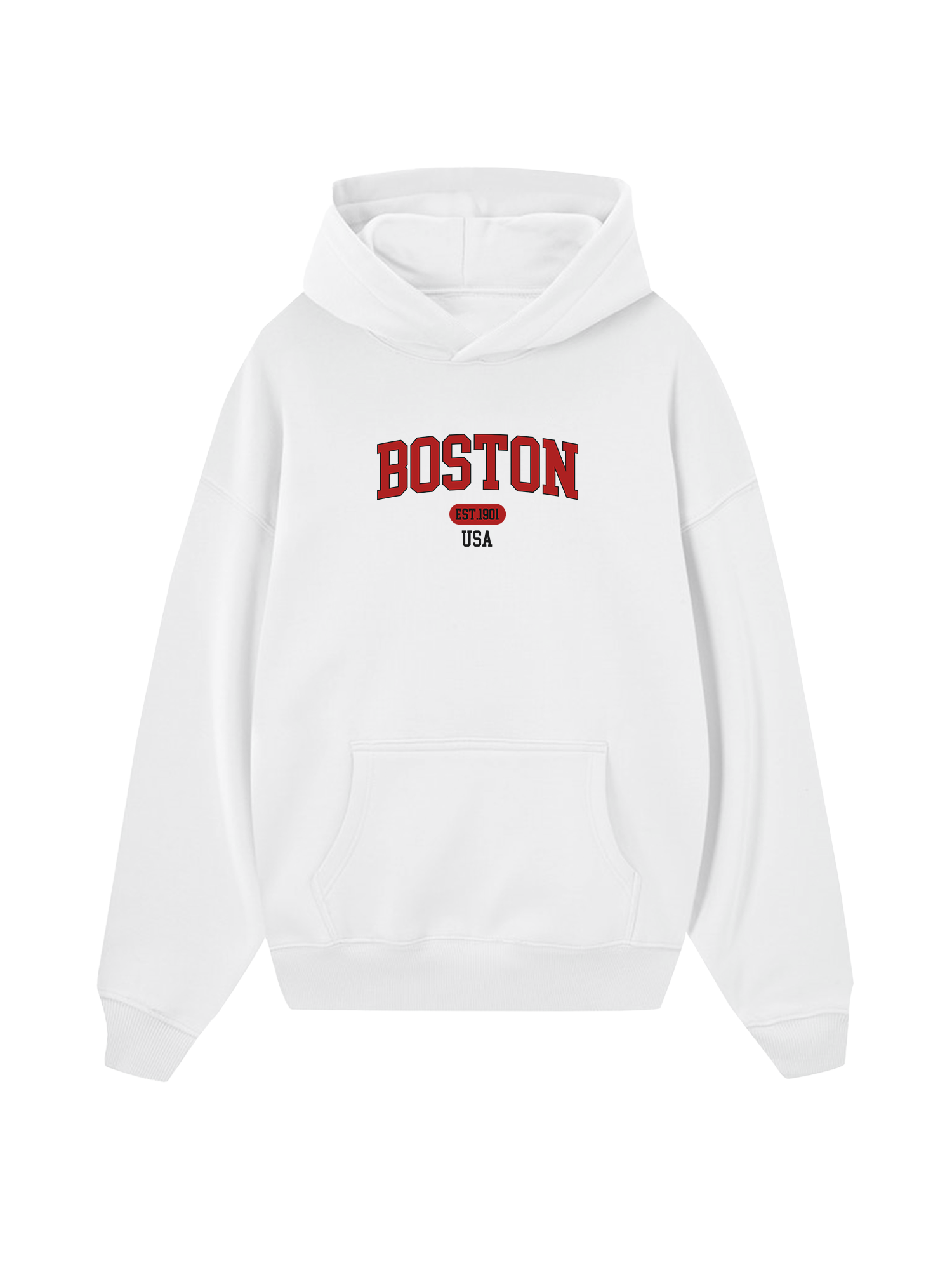 Baseball Collage Boston Hoodie