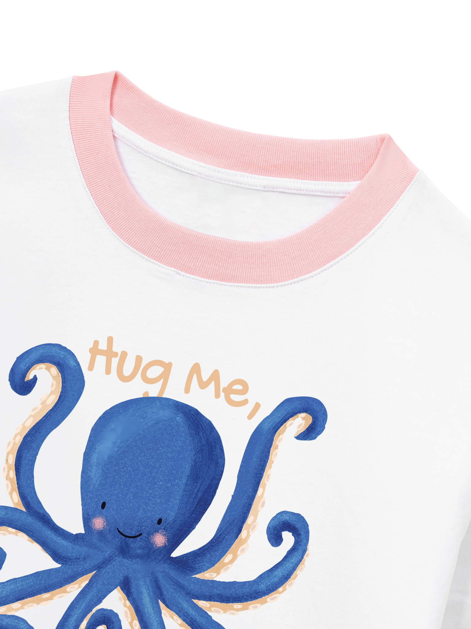 Áo Thun Ringer Relaxed Fit Tshirt Tropical Octopus