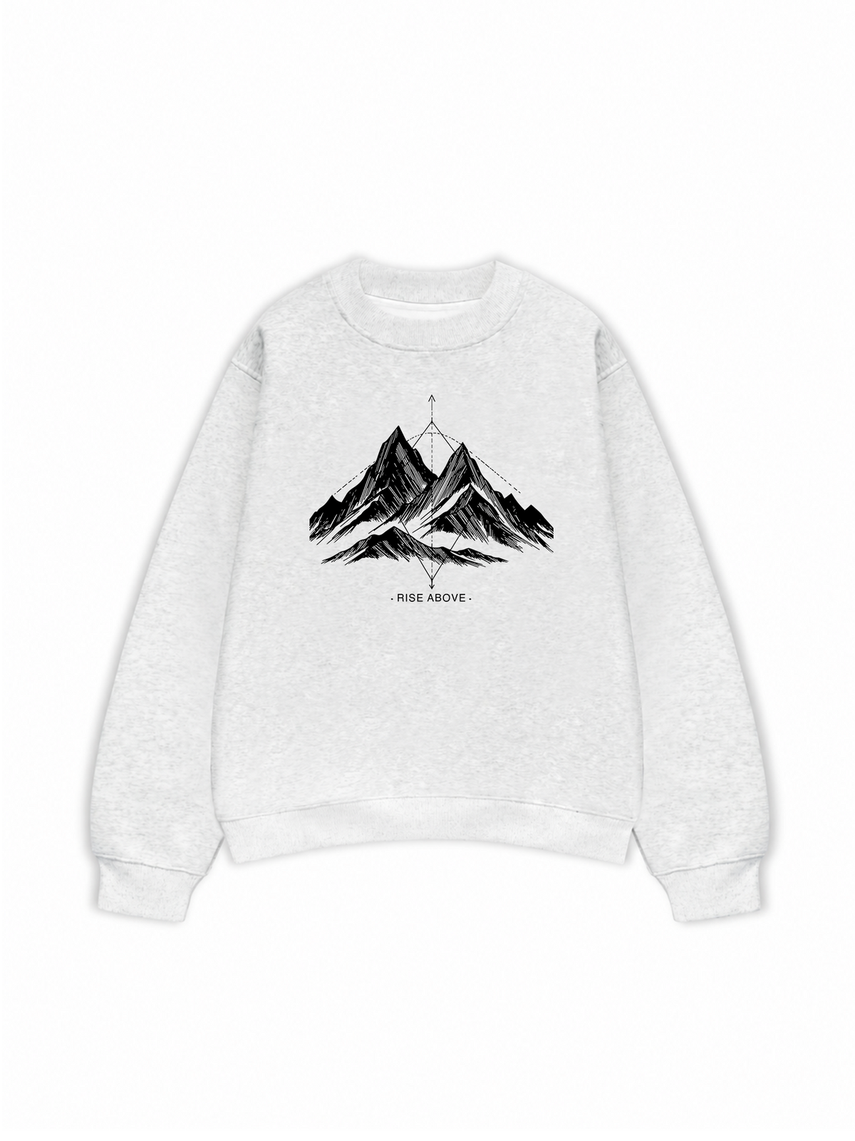 Áo Sweater Nỉ Hai Da Adventure Rise Above