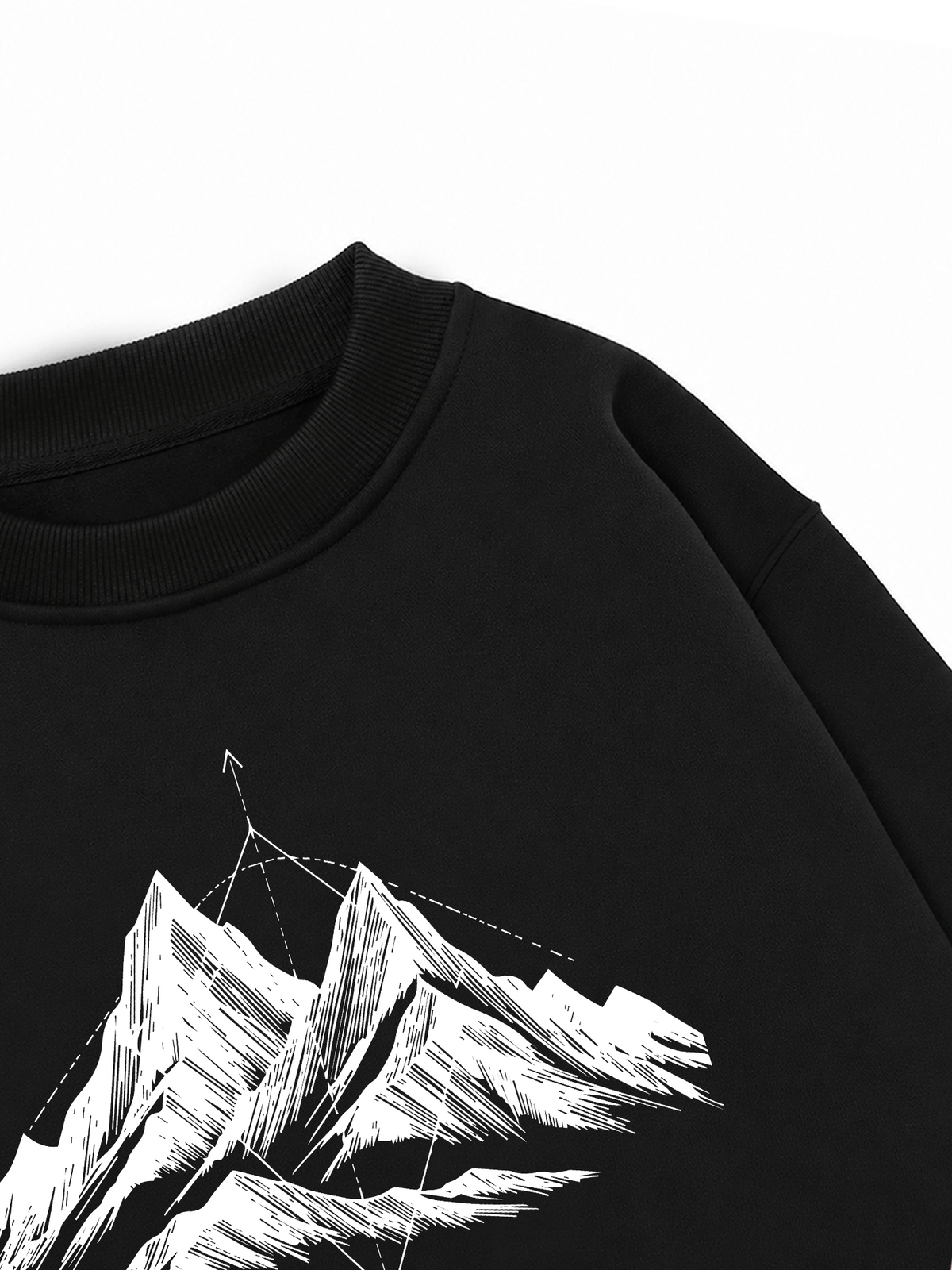 Áo Sweater Nỉ Hai Da Adventure Rise Above