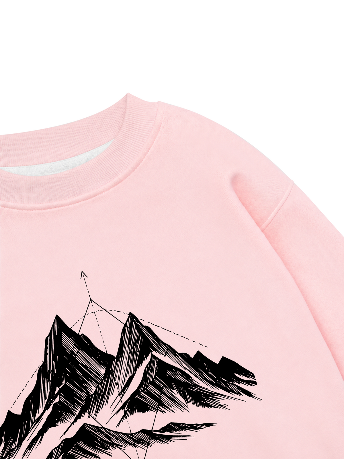 Áo Sweater Nỉ Hai Da Adventure Rise Above