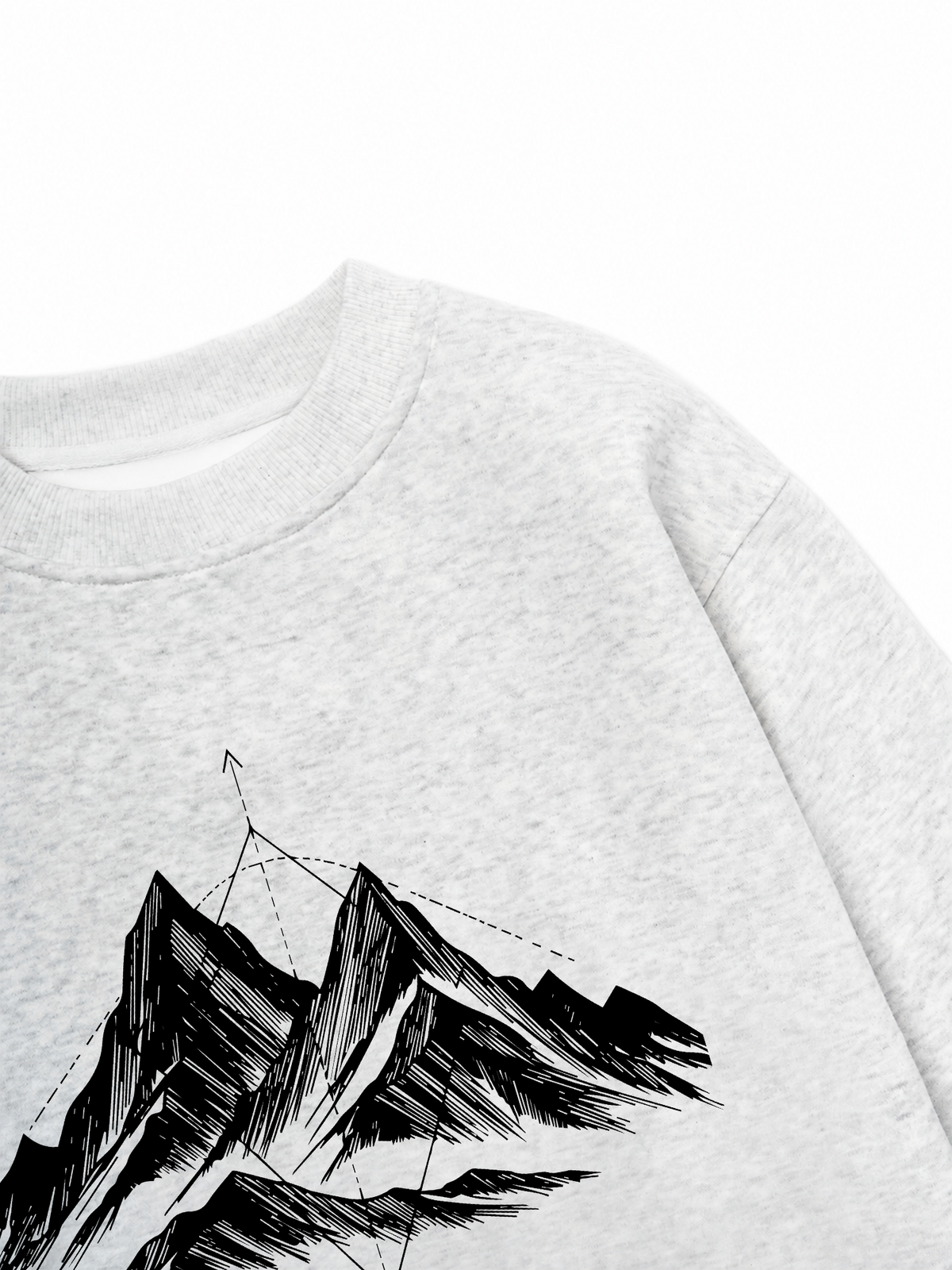 Áo Sweater Nỉ Hai Da Adventure Rise Above