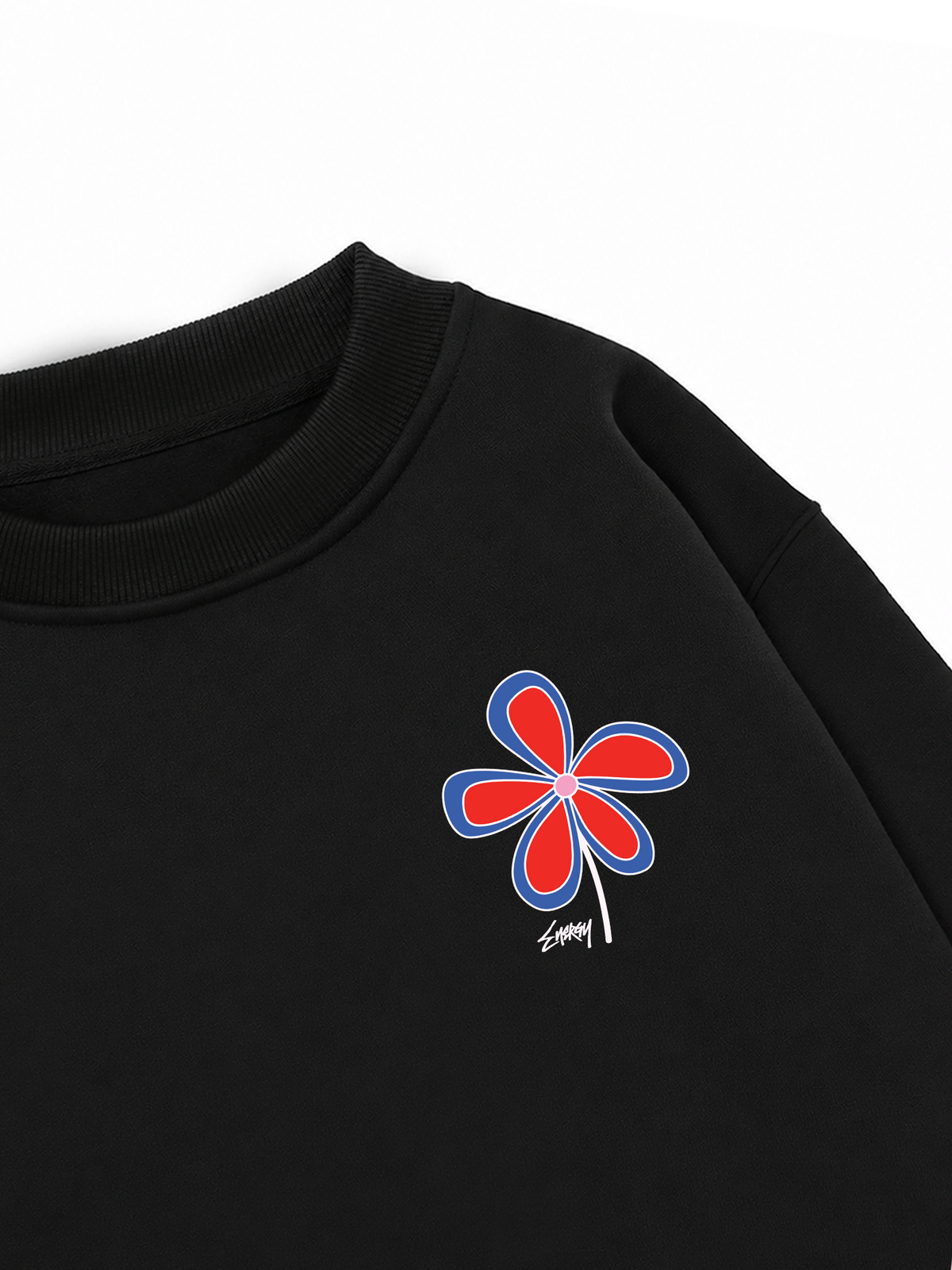 Áo Sweater Nỉ Hai Da Energy Flower