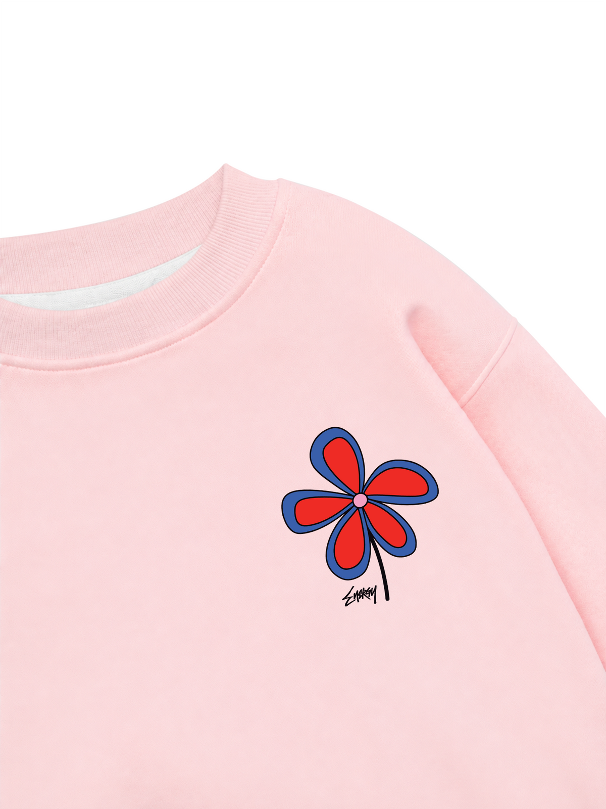Áo Sweater Nỉ Hai Da Energy Flower