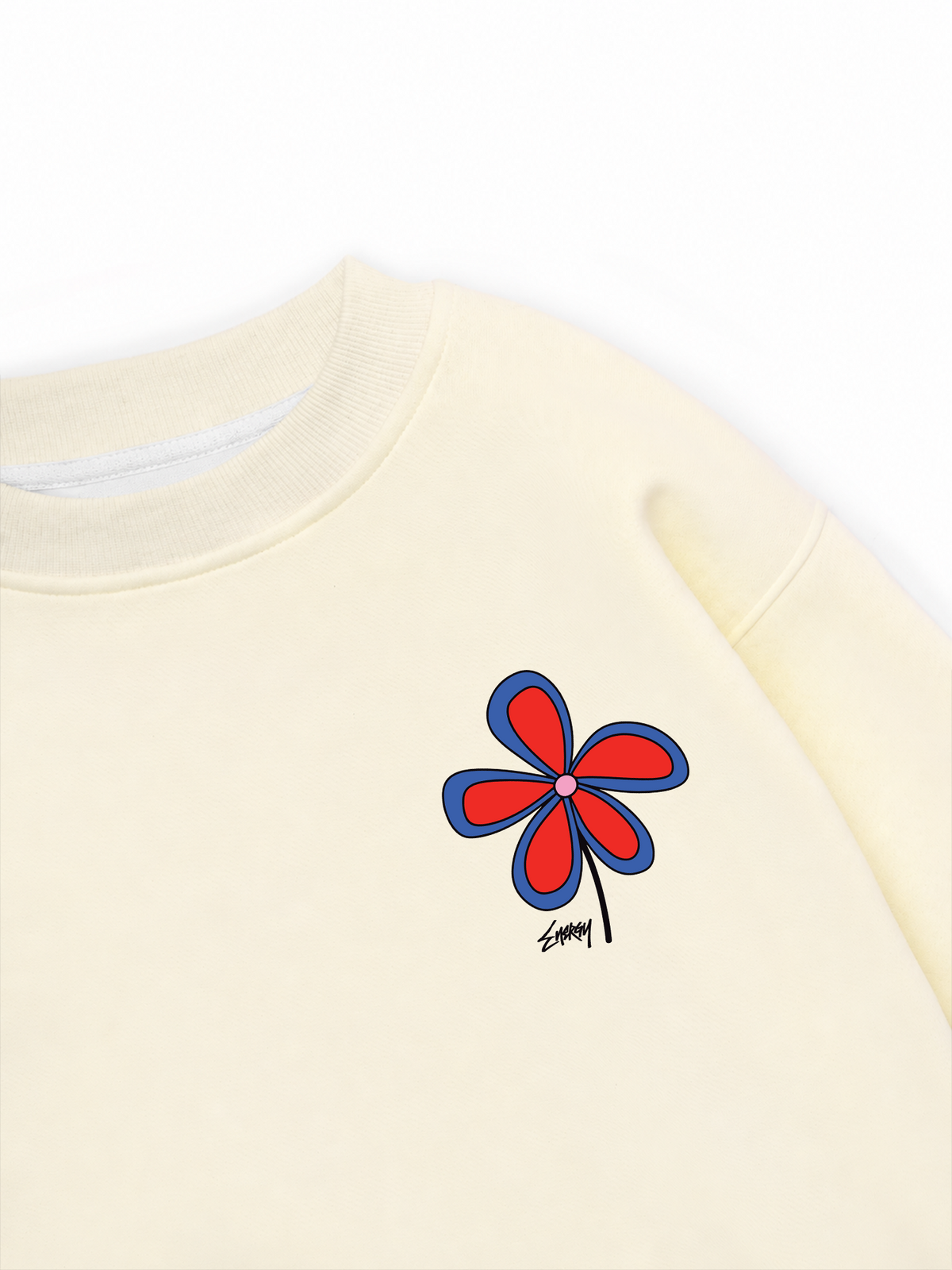 Áo Sweater Nỉ Hai Da Energy Flower
