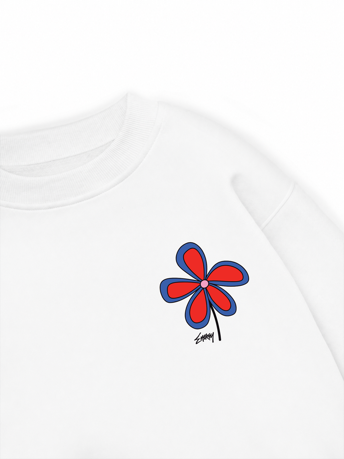 Áo Sweater Nỉ Hai Da Energy Flower