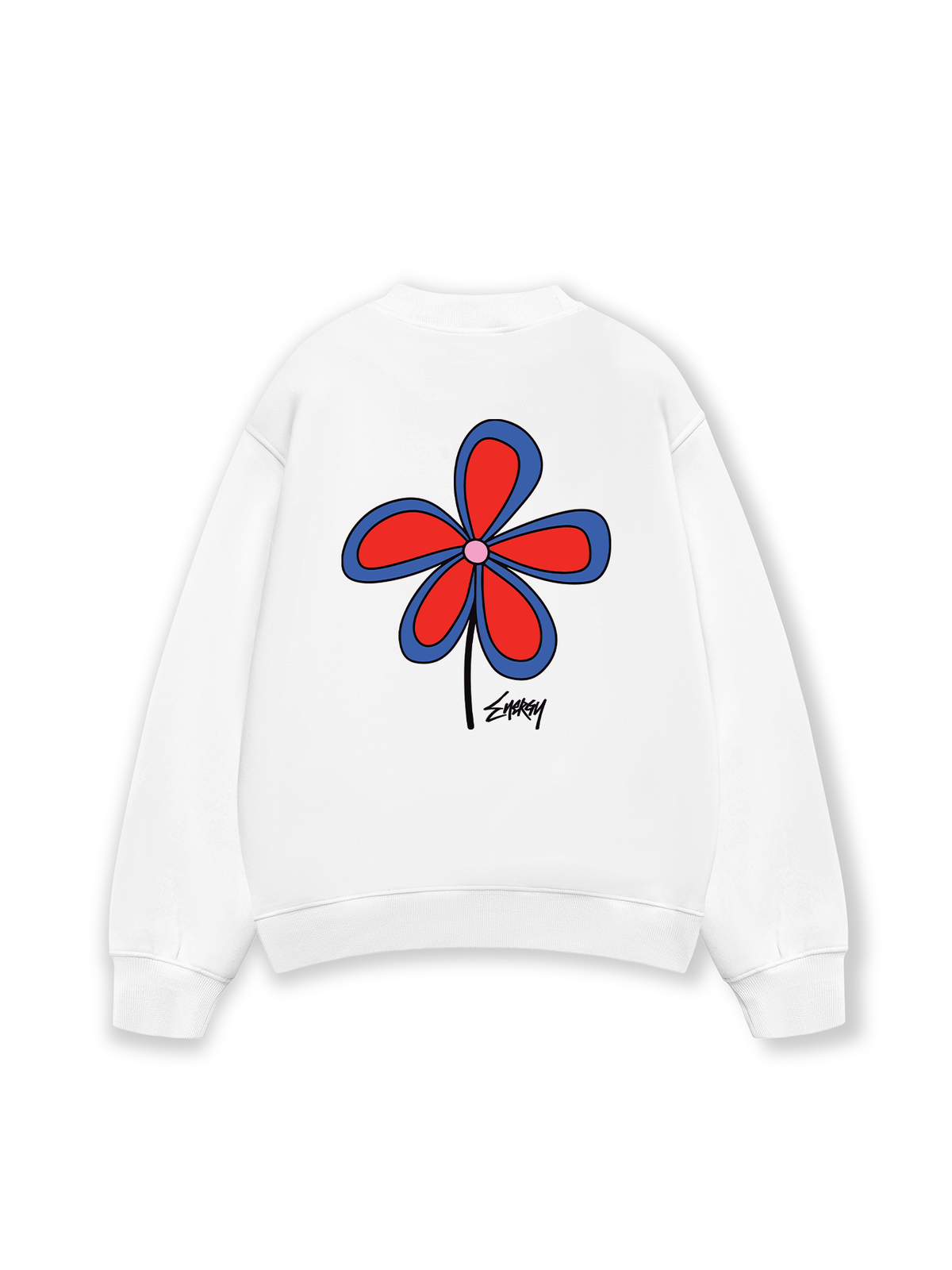 Áo Sweater Nỉ Hai Da Energy Flower