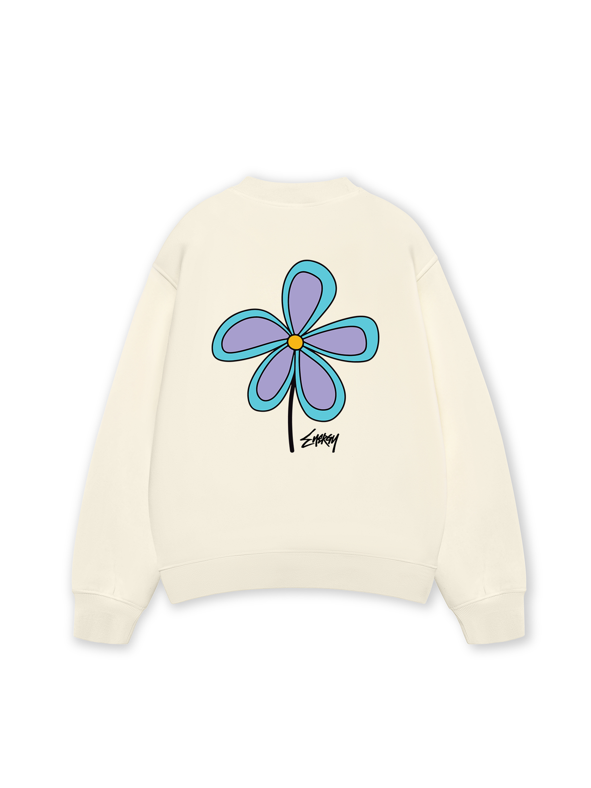 Áo Sweater Nỉ Hai Da Energy Flower 2