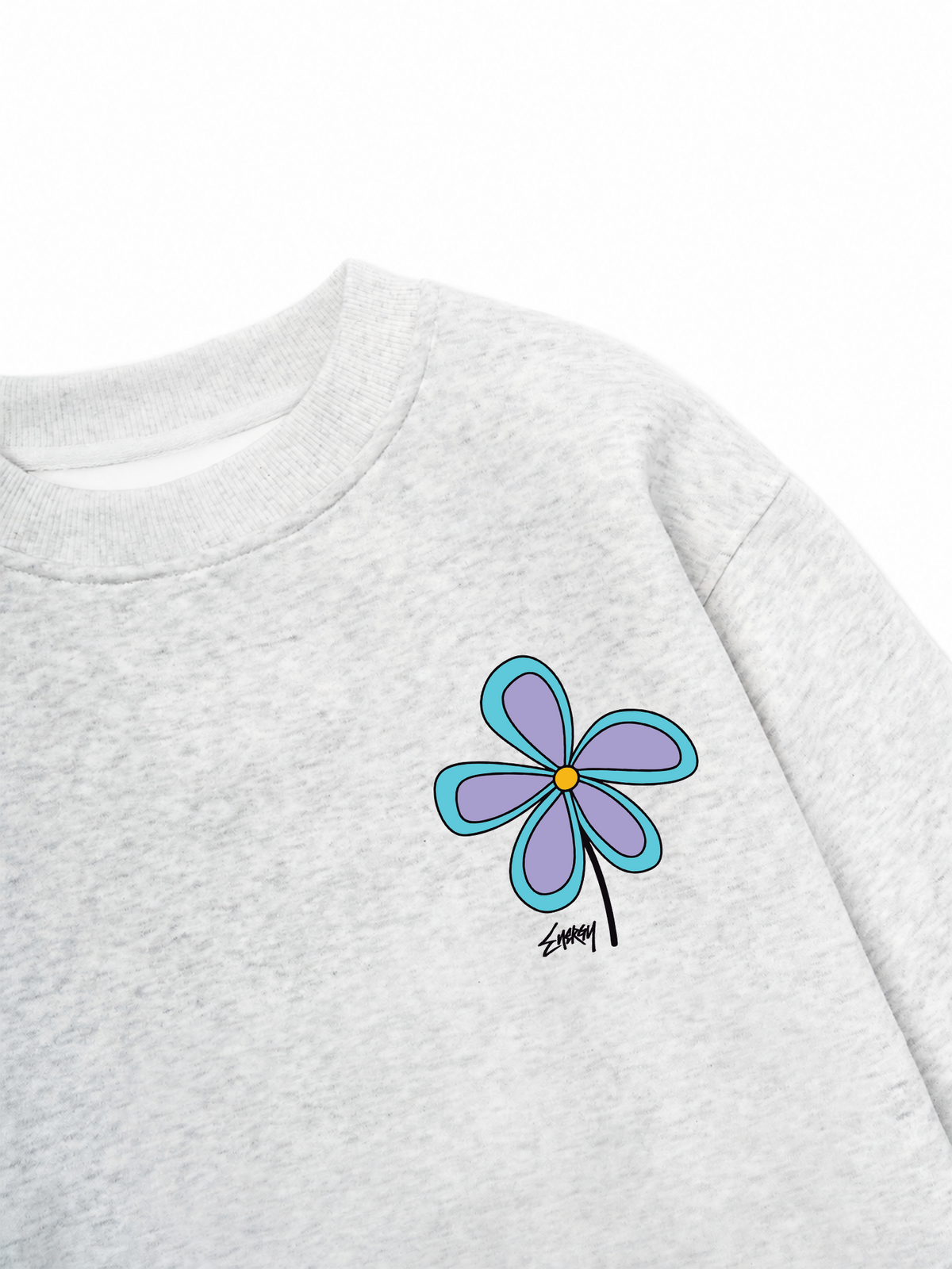 Áo Sweater Nỉ Hai Da Energy Flower 2