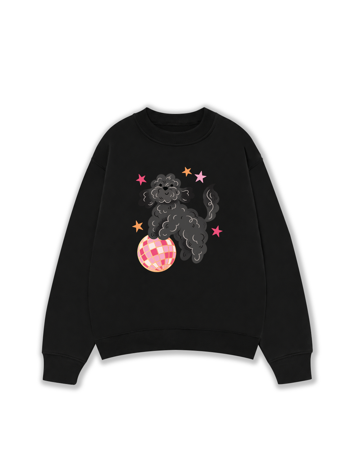 Áo Sweater Nỉ Hai Da Soft Paw Poodle And Bling Ball