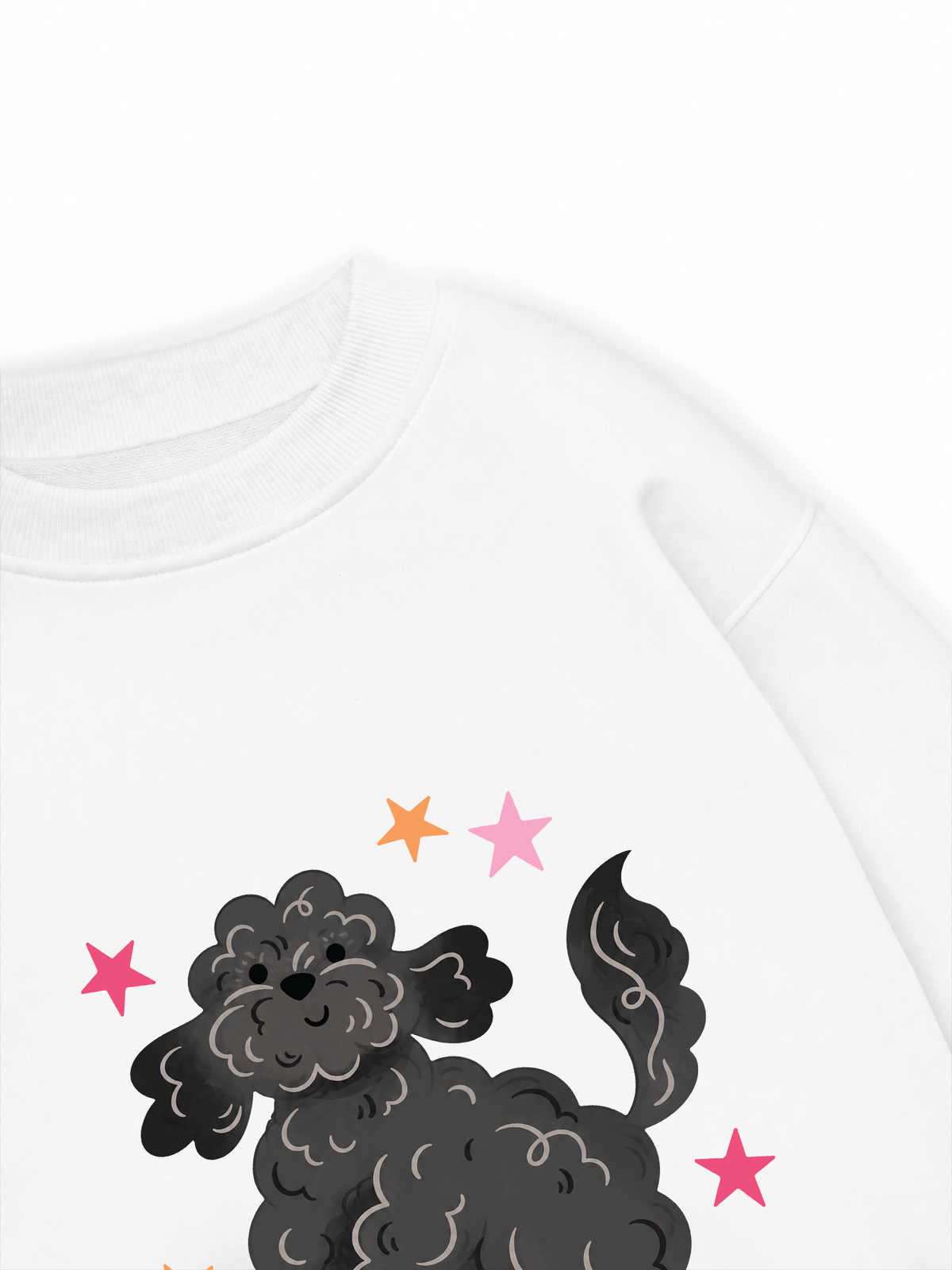 Áo Sweater Nỉ Hai Da Soft Paw Poodle And Bling Ball