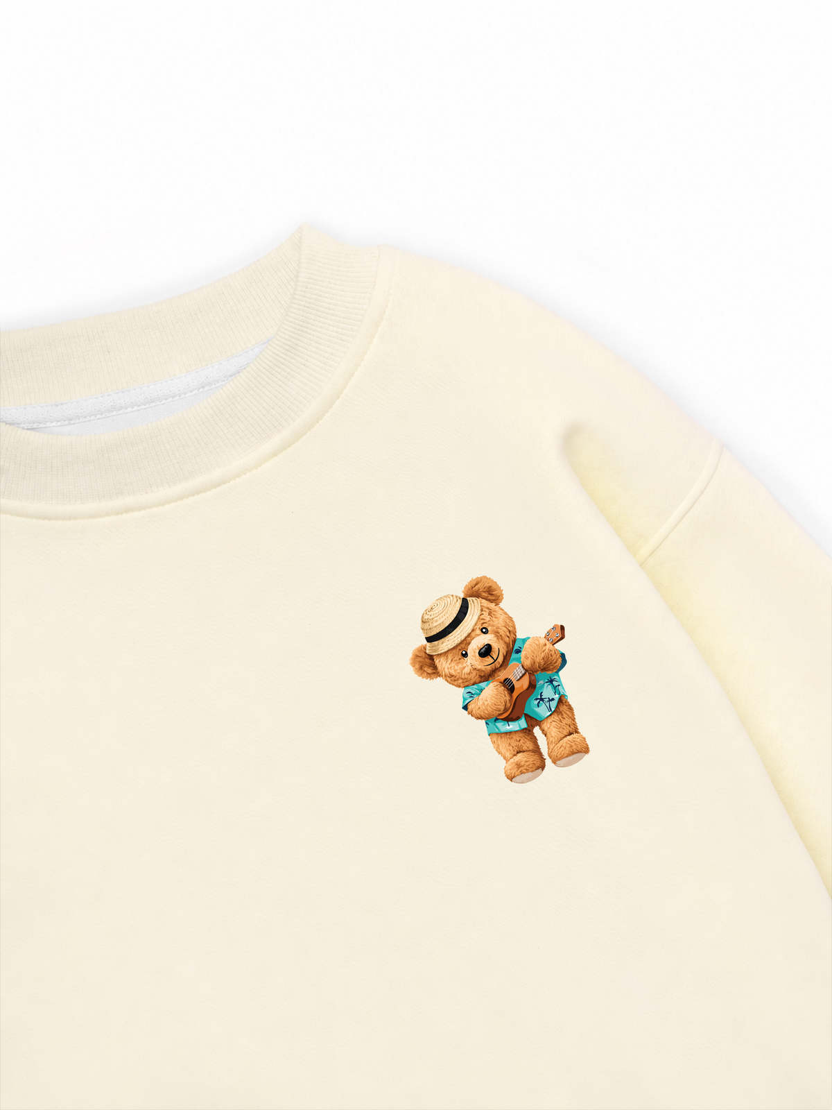 Áo Sweater Nỉ Hai Da Bear Town Playing Guitar Bear